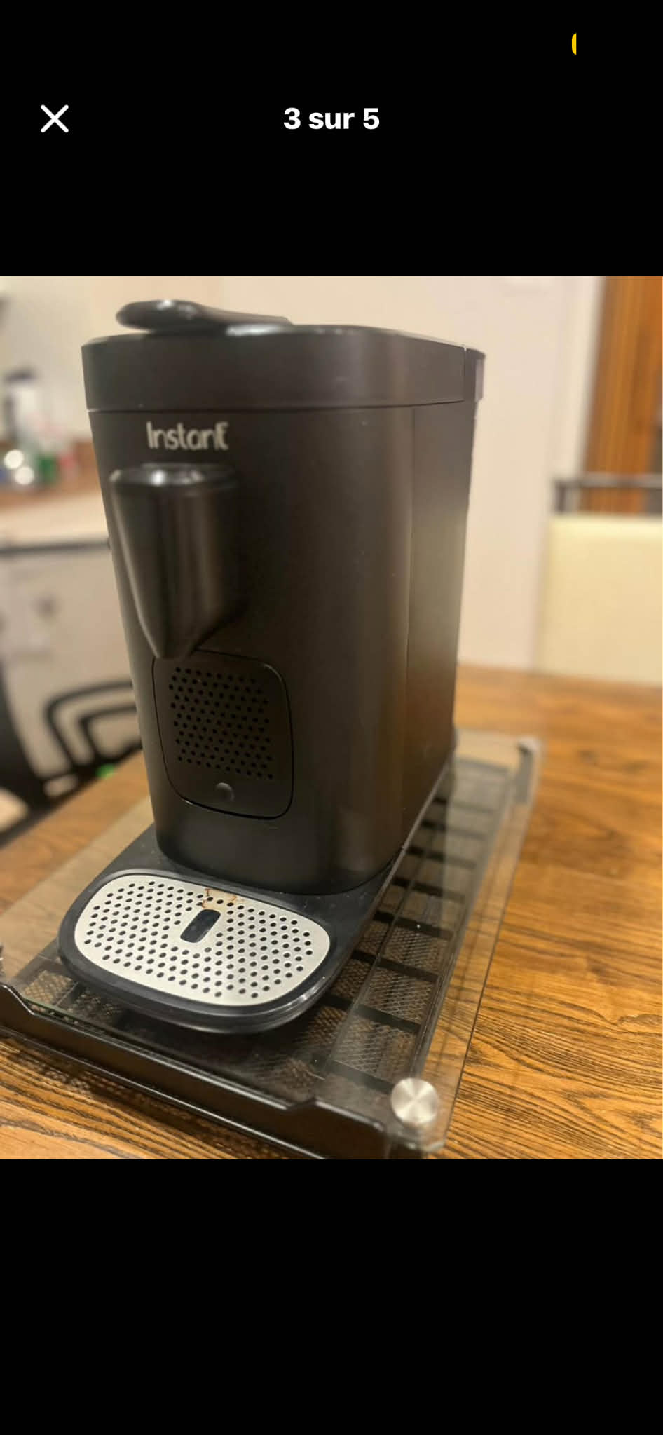 Cafétière cup instar avec rac à cup inclus 😍