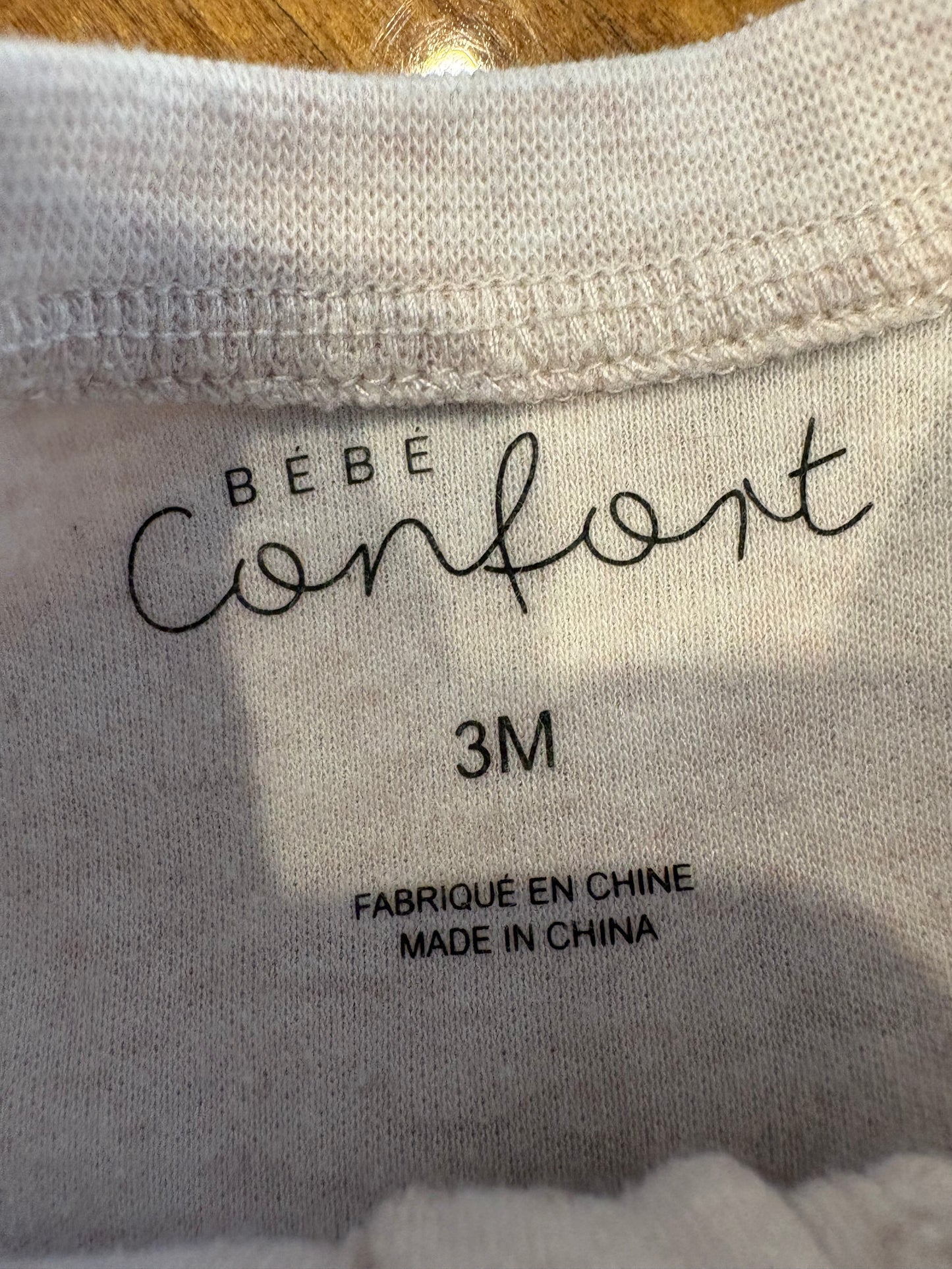 Pyjama bébé confort unisexe 3 mois (cmb)