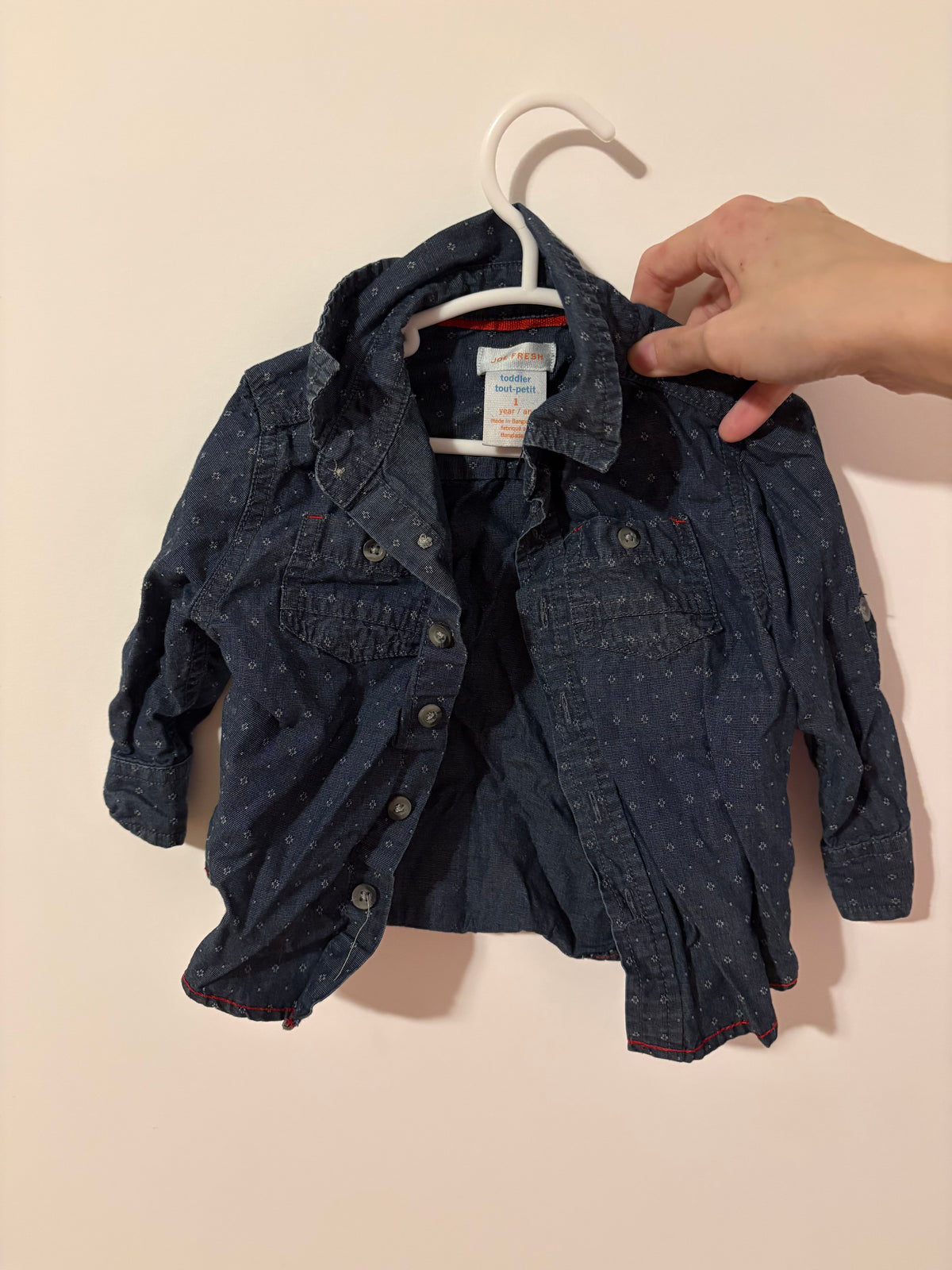 Chemise joe fresh 1 ans état neuf