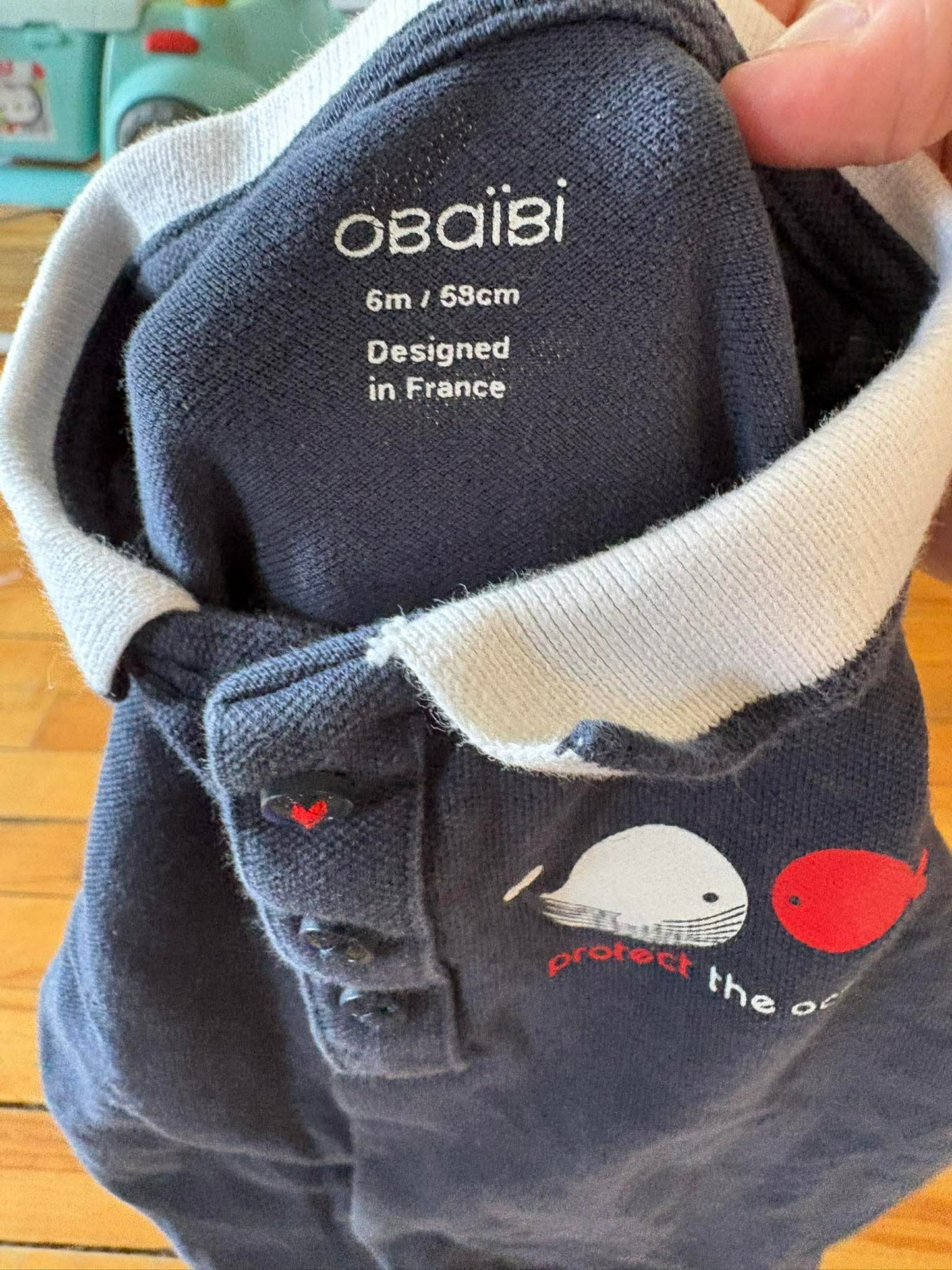 Barboteuse obaïbi 6 mois