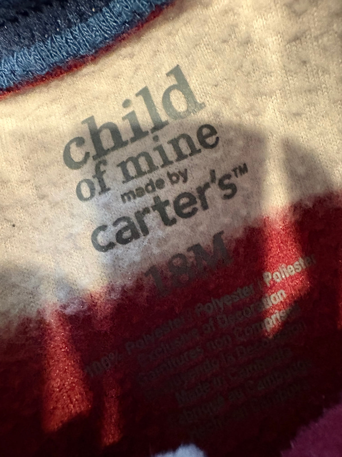 Pyjama carter's 18 mois (cmb)