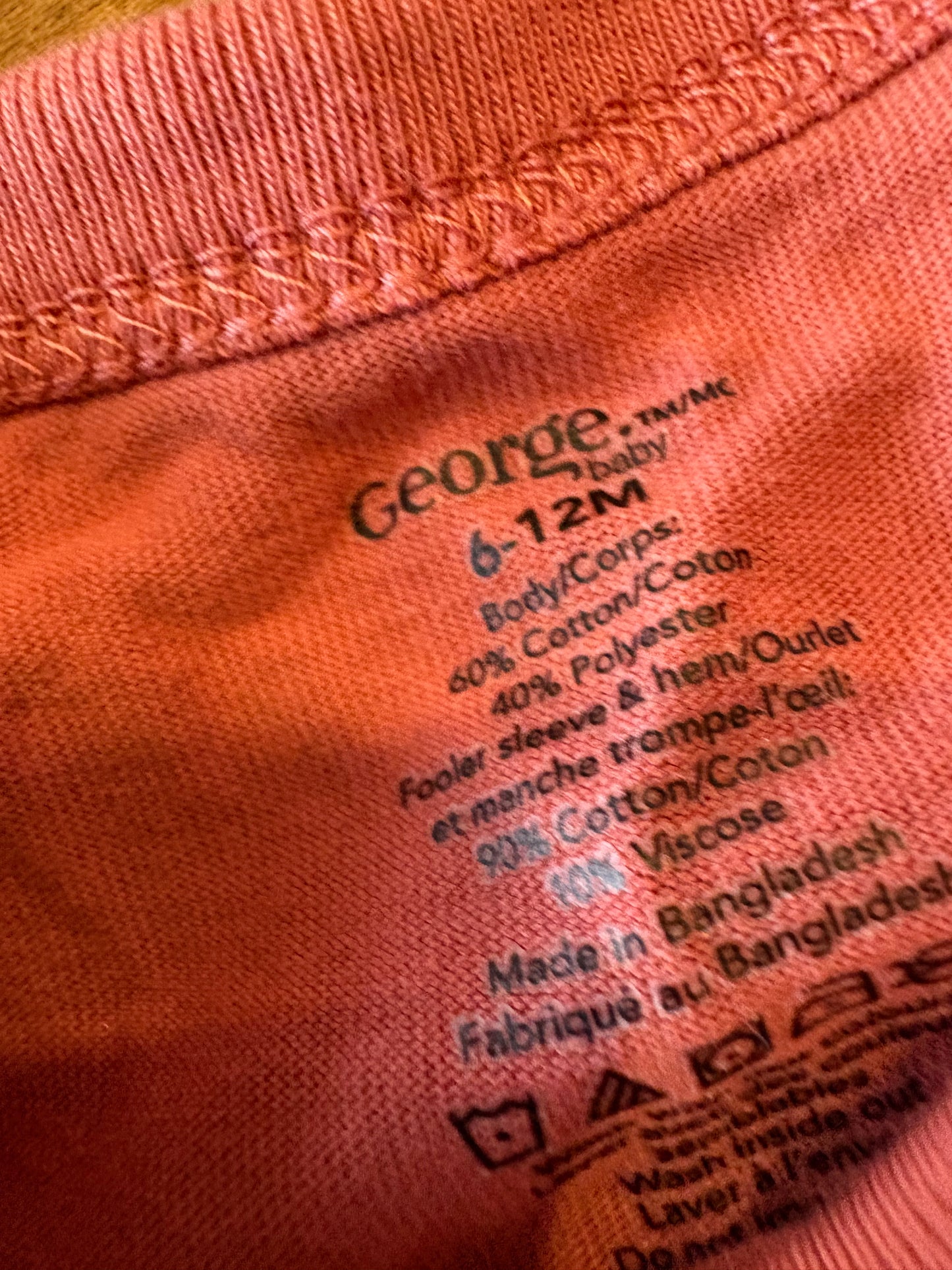 Chandail george 6-12 mois