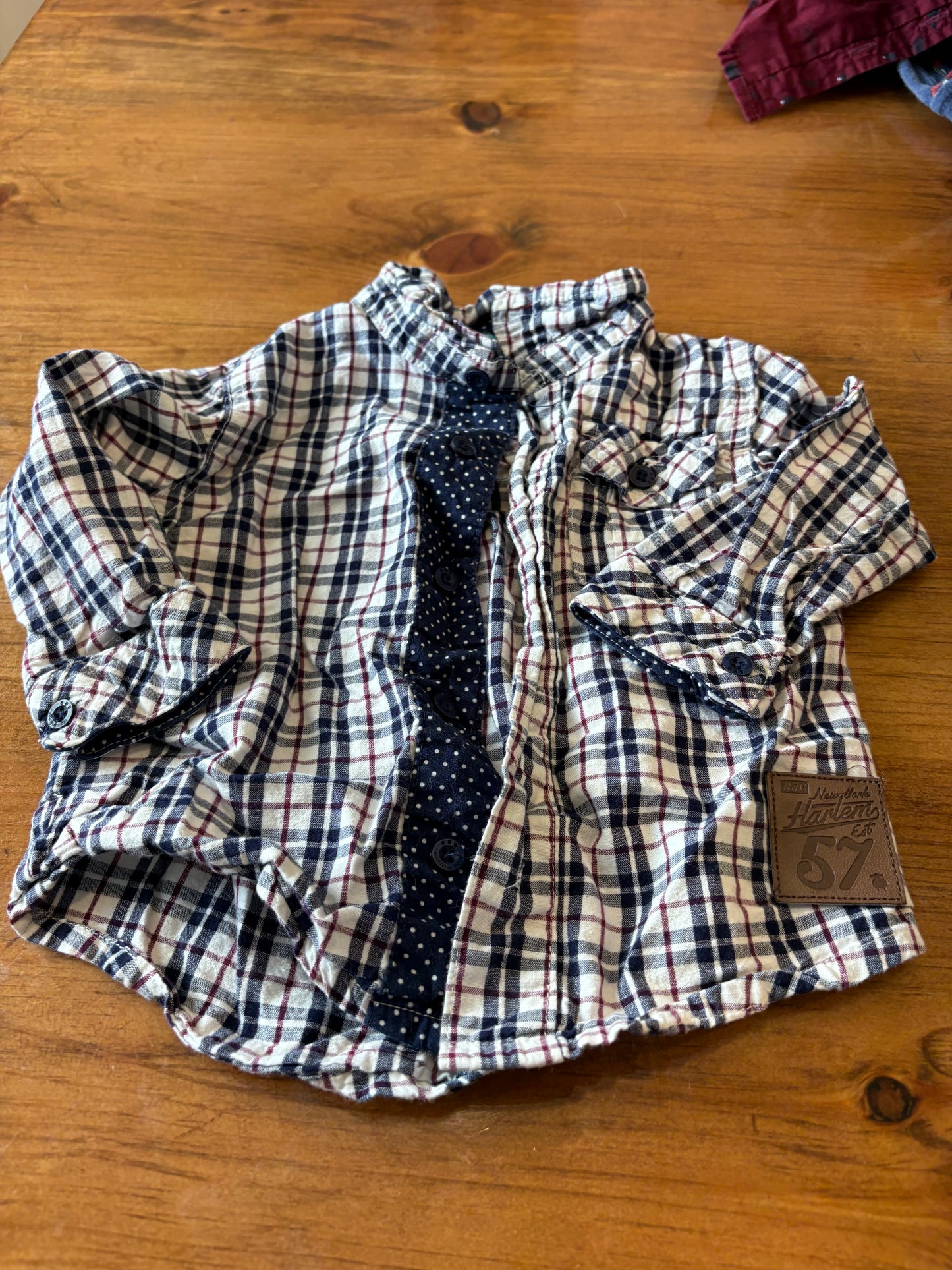 Chemise trois mouton 12 mois