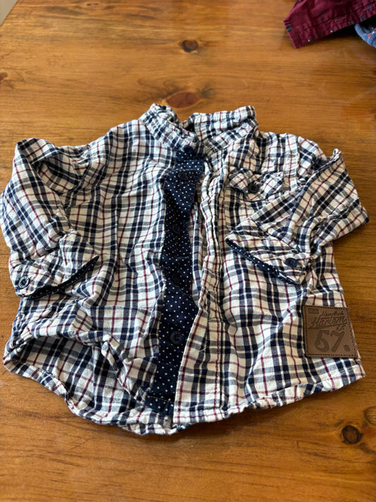 Chemise trois mouton 12 mois