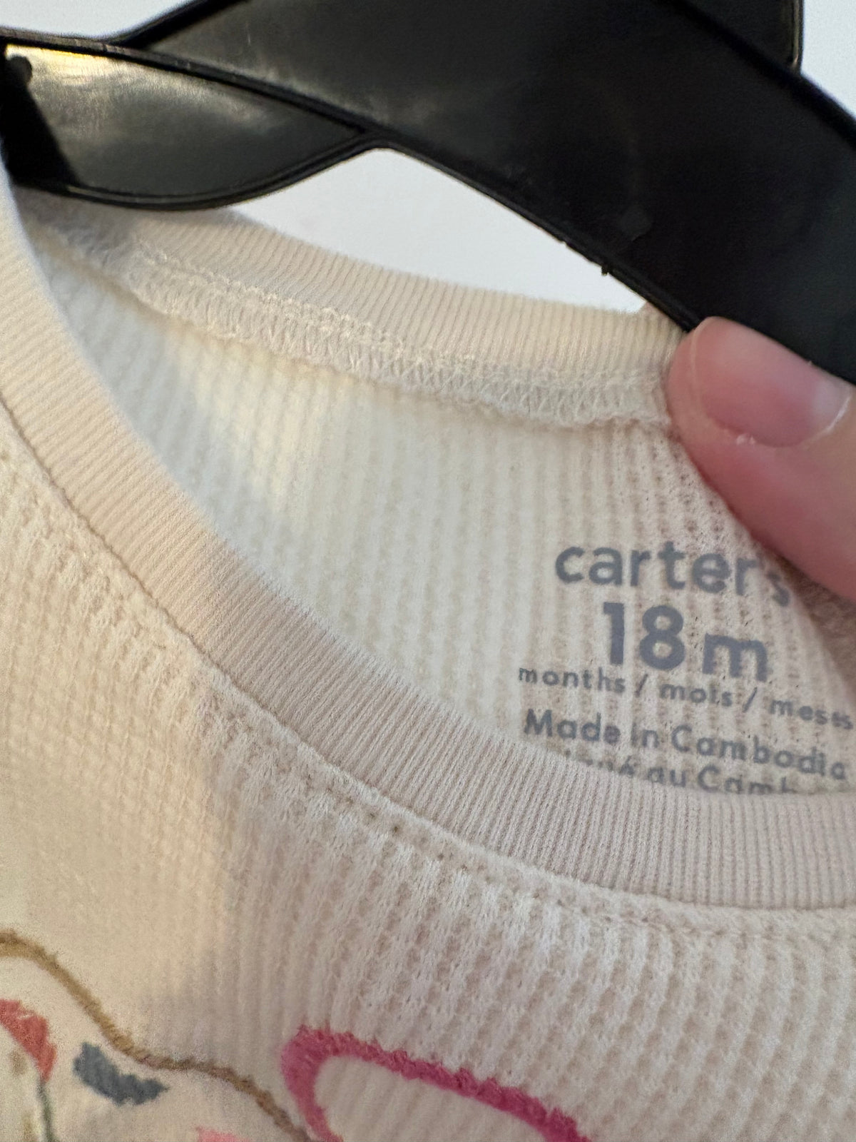 t-shirt carter’s 18 mois