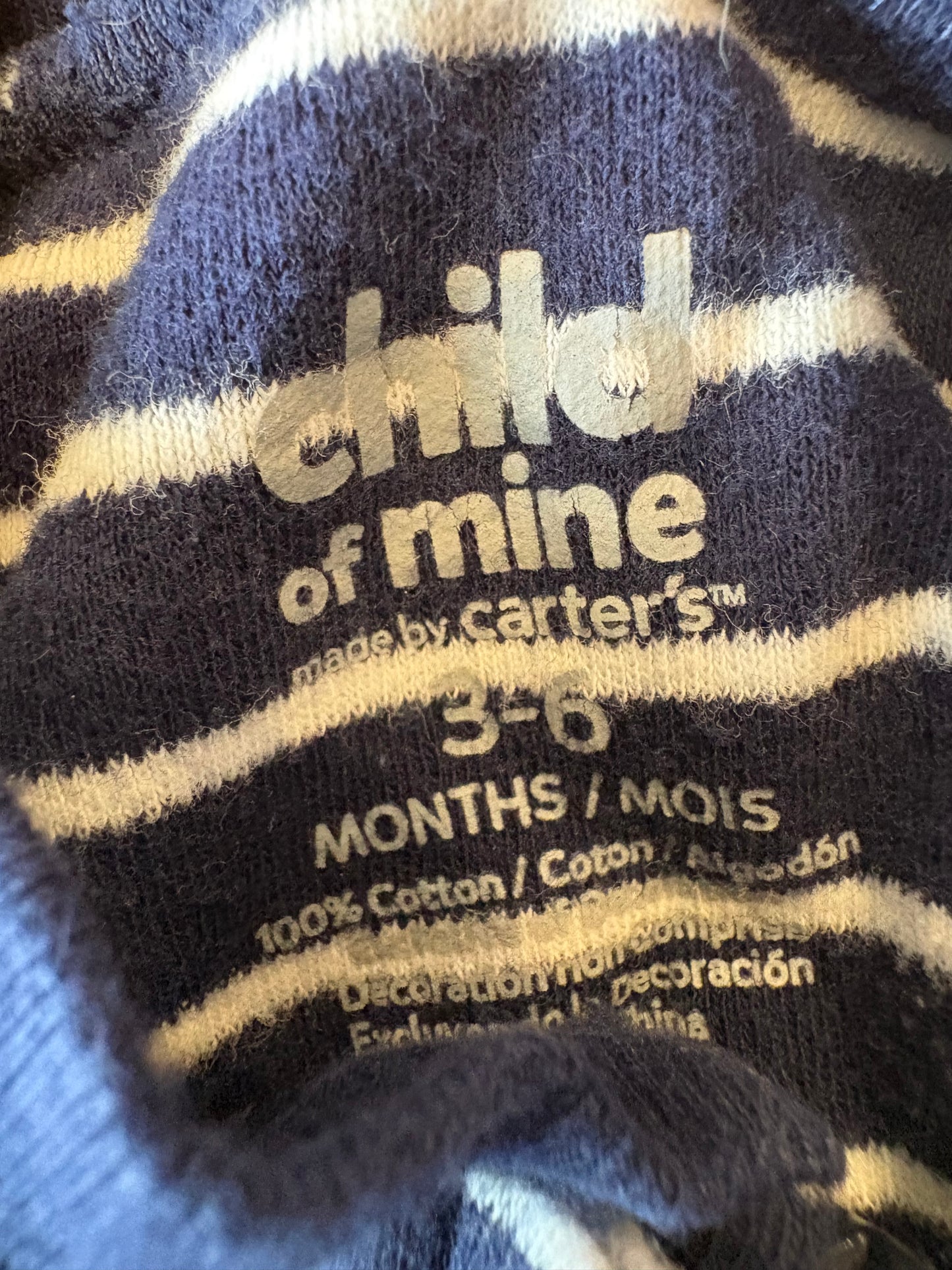 Pyjama carter's 3-6 mois