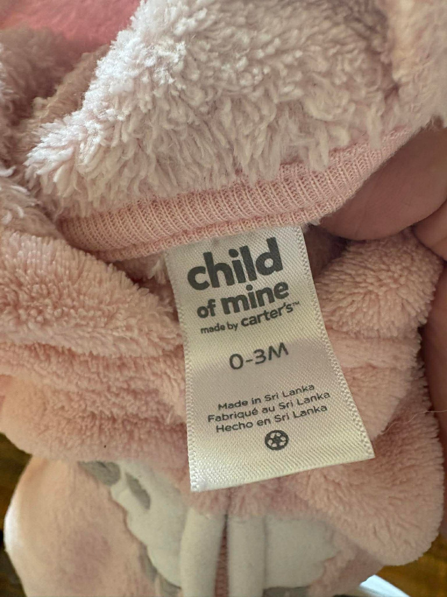 Veste chaude child of mine 0-3 mois(cmb)