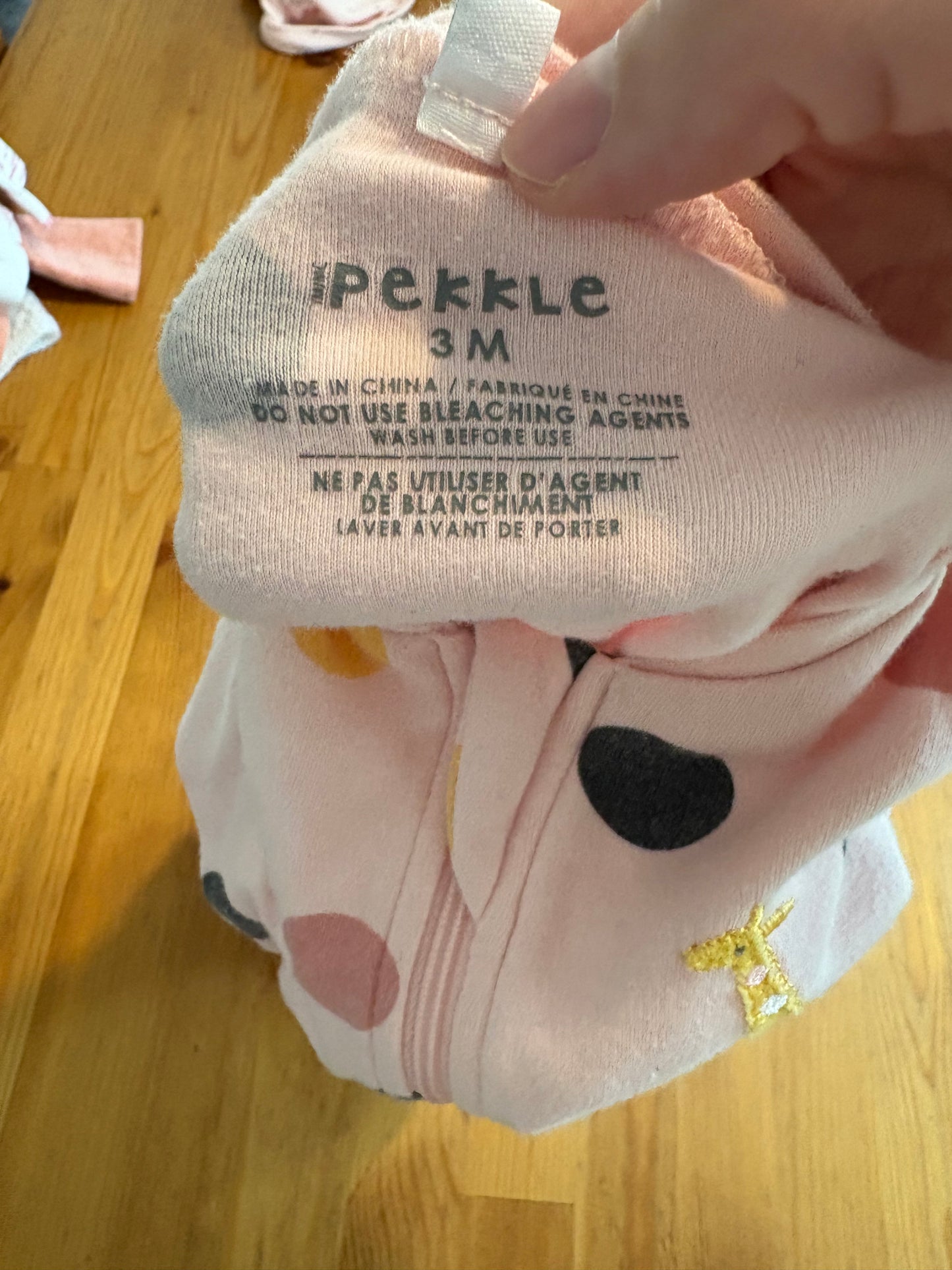 Pyjama pekkle 3 mois