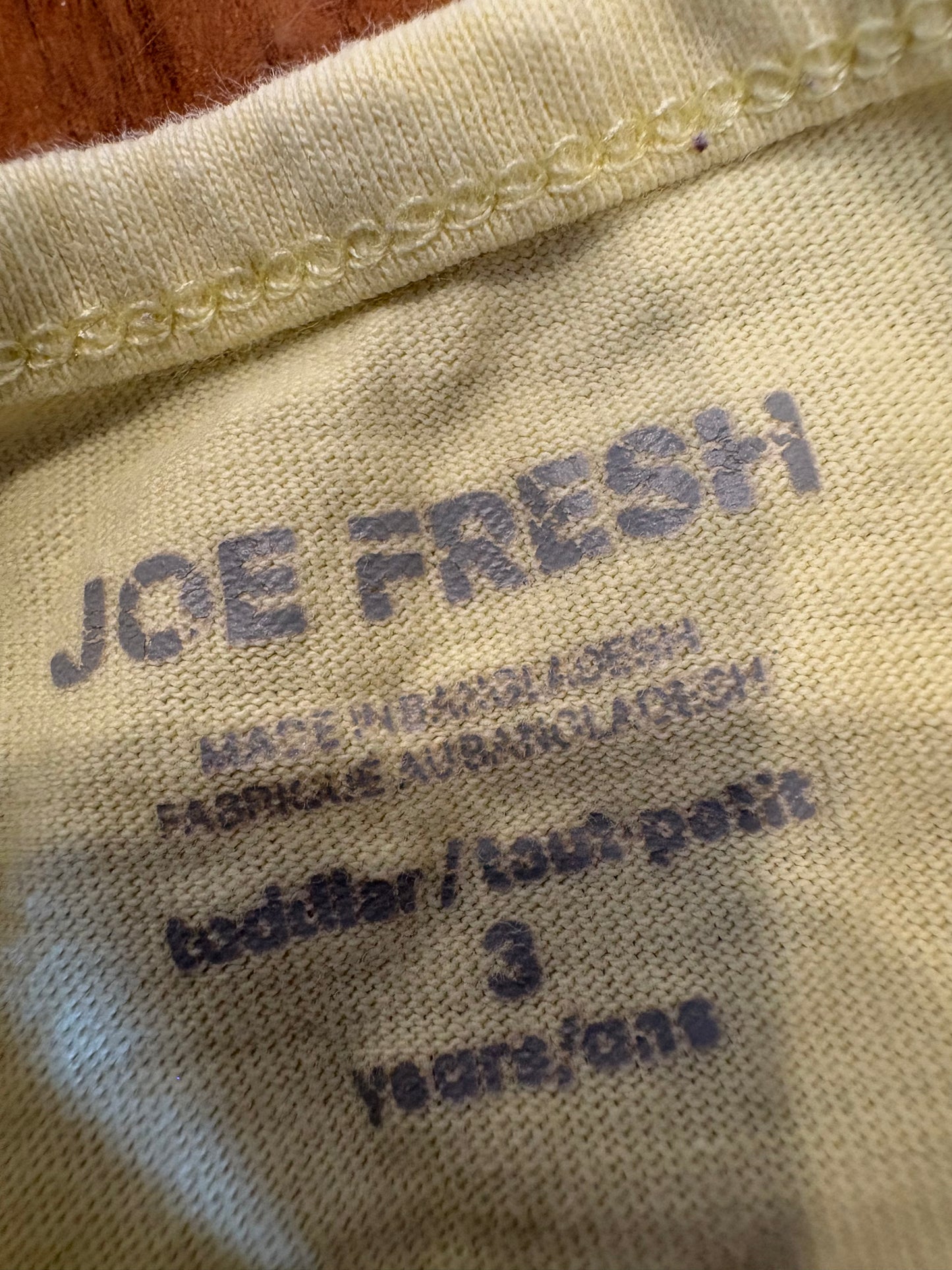 Chandail Joe Fresh 3T (cmb)