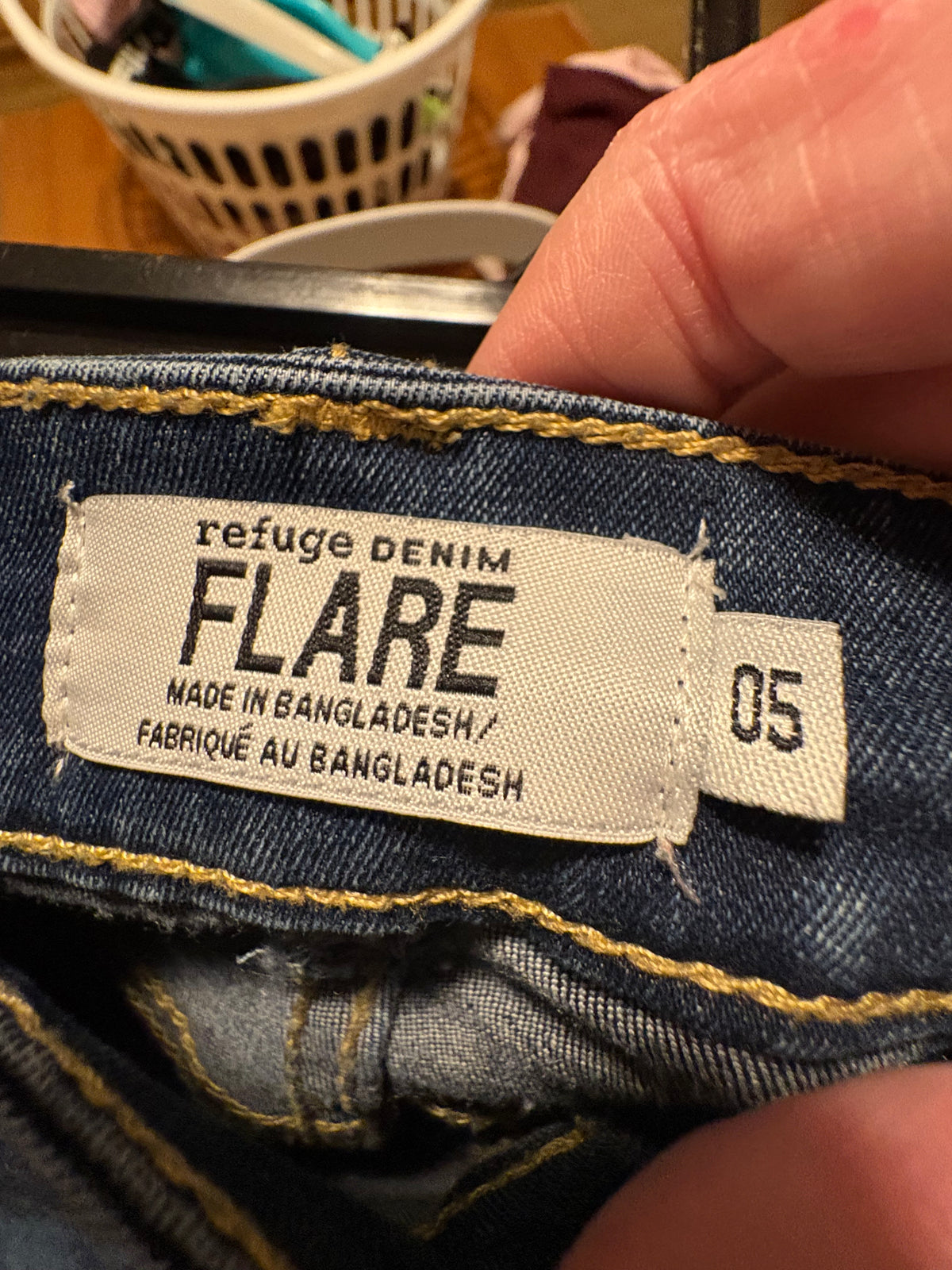 Jeans flare taille 5