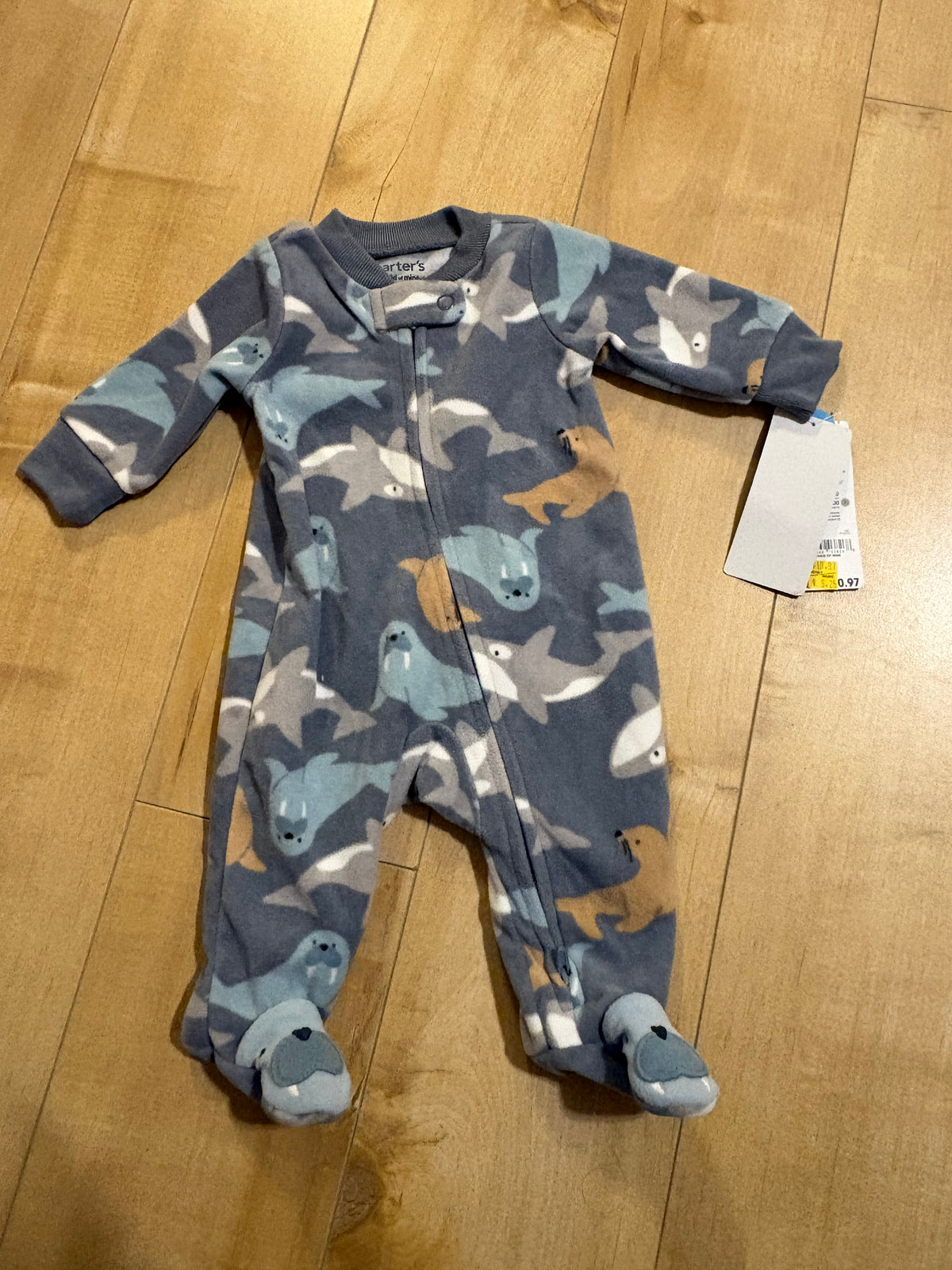 Pyjama neuf avec étiquette 0 mois carter’s