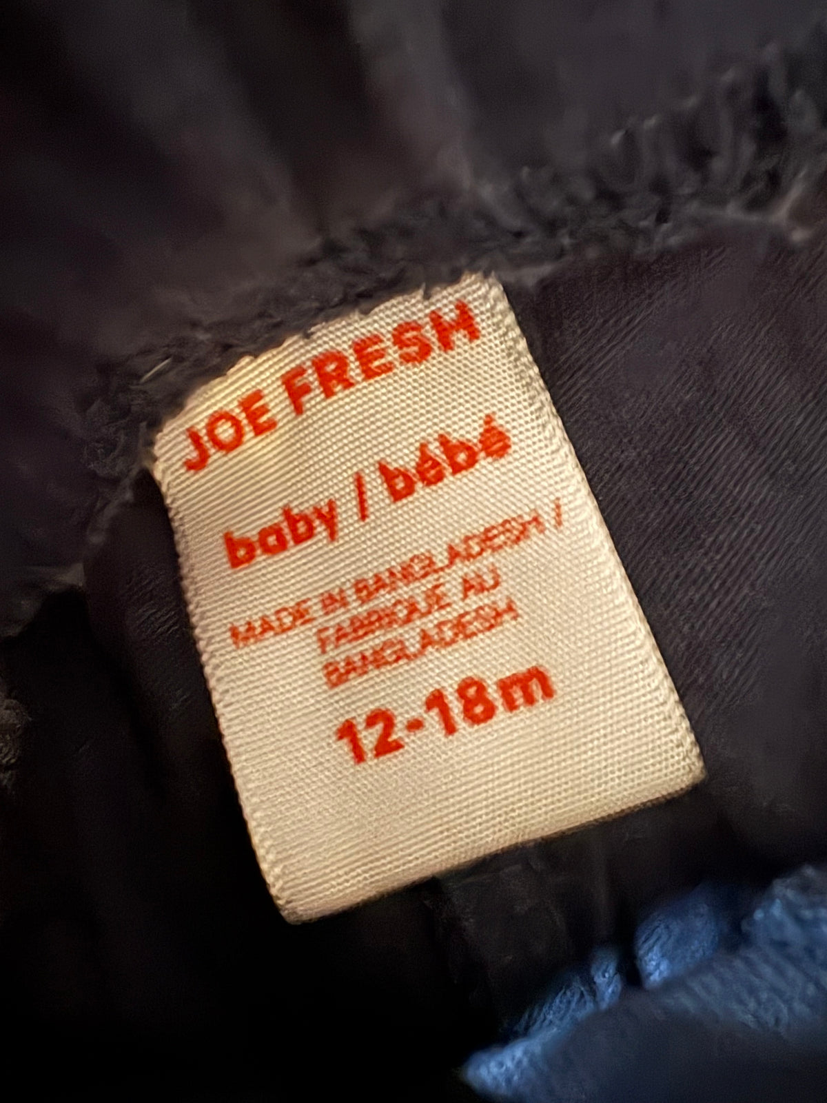 Short Joe Fresh 12-18 mois (cmb)