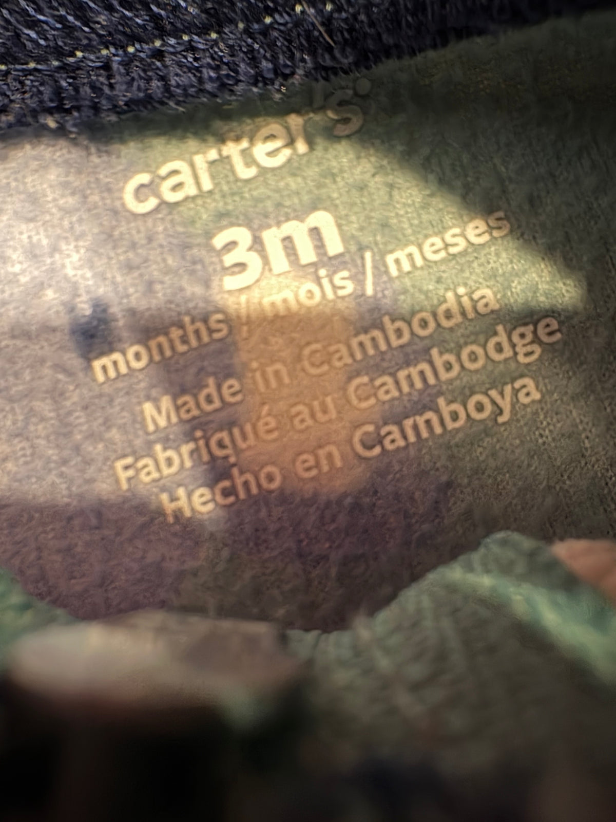 Pyjama carter's 3 mois (cmb)