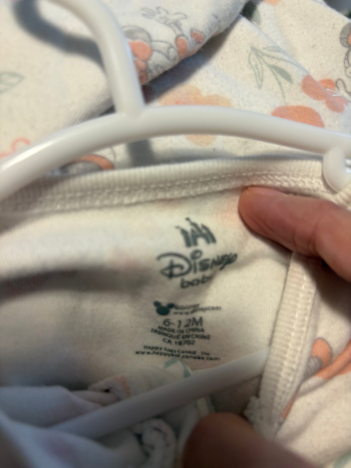 pyjama disney 6-12 mois