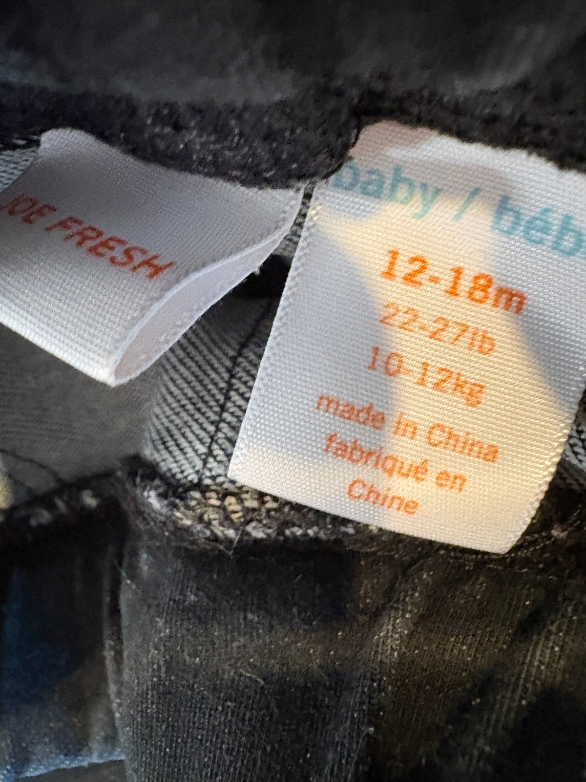 Pantalon Joe Fresh 12-18 mois (cmb)*