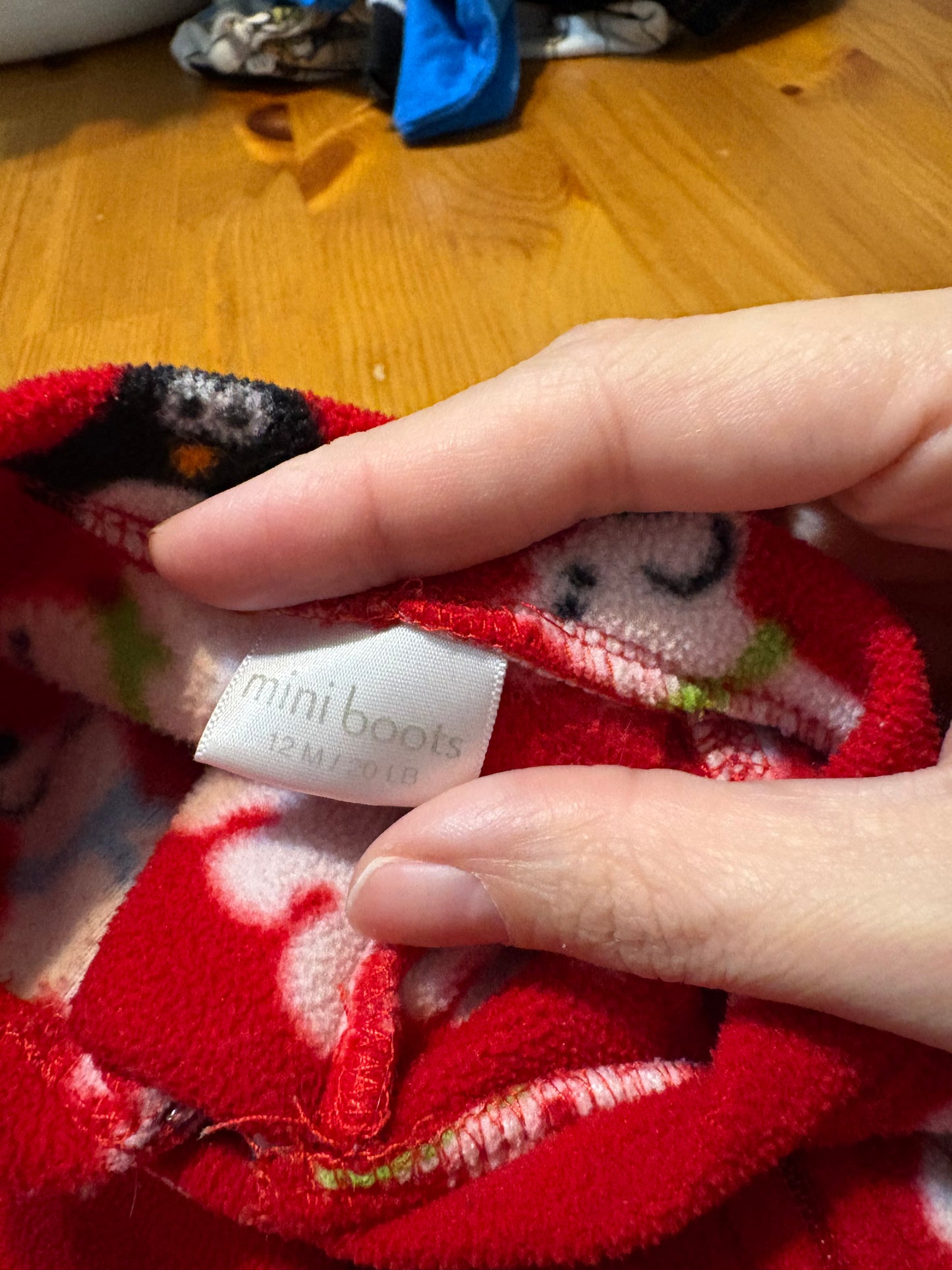 Pyjama noël mini boots 12 mois