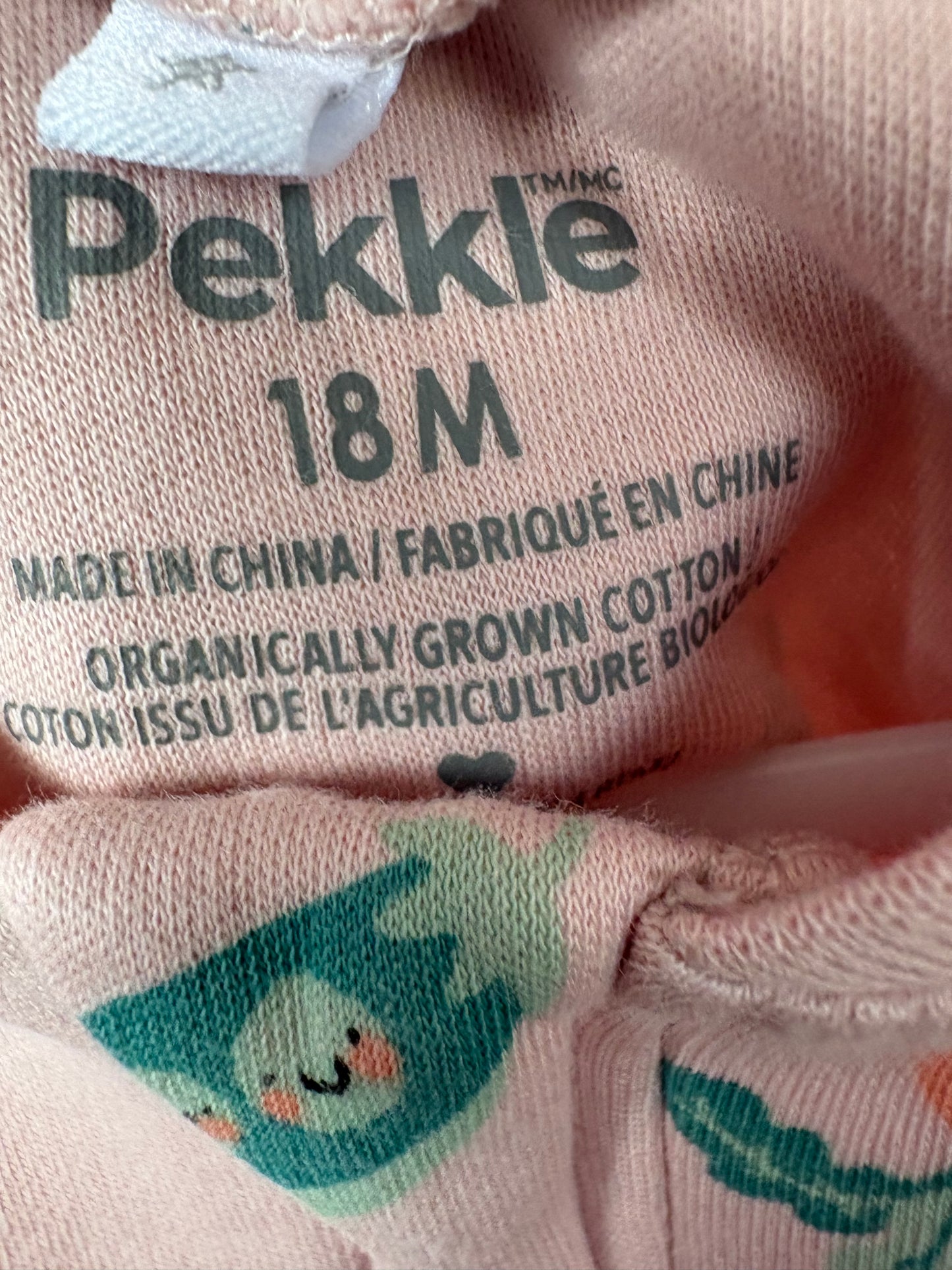 Pyjama Pekkle 18 mois (cmb)