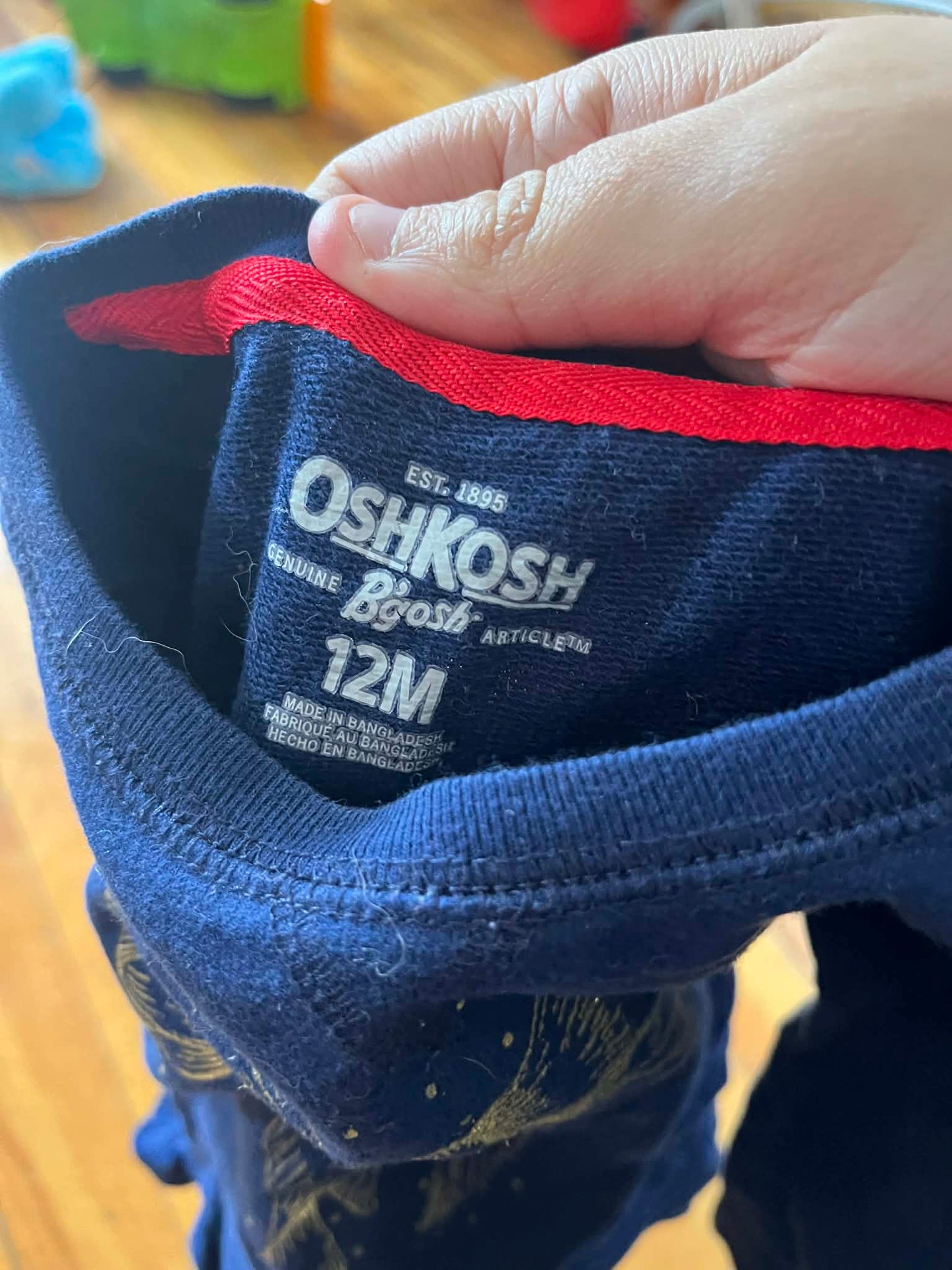 Gilet oskosh 12 mois