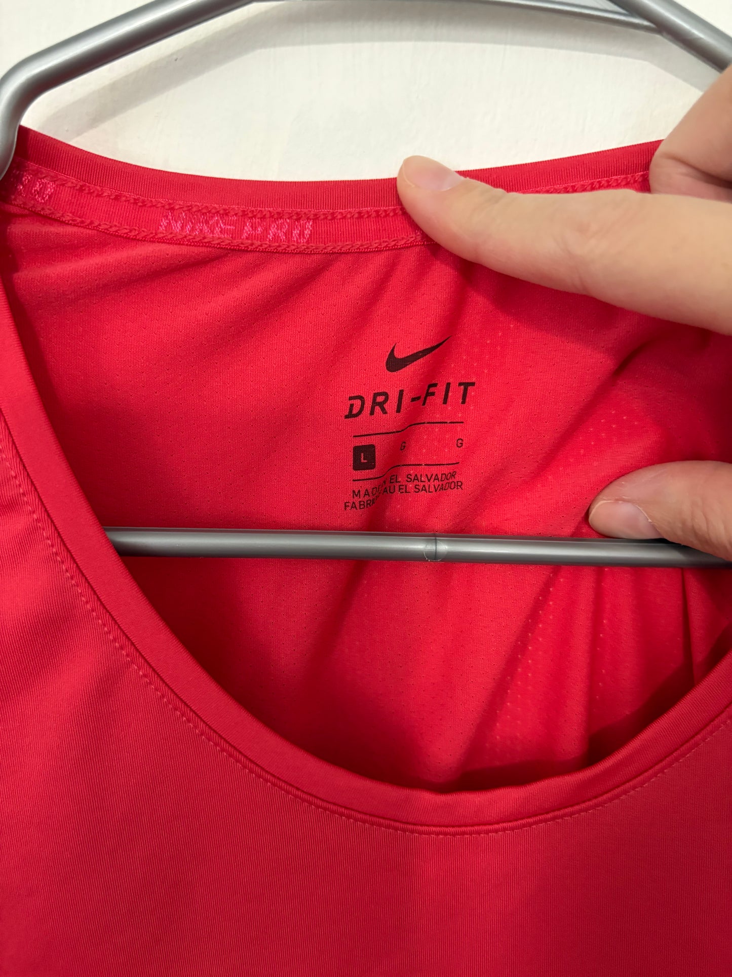 Gilet nike dry fit Rouge corail *