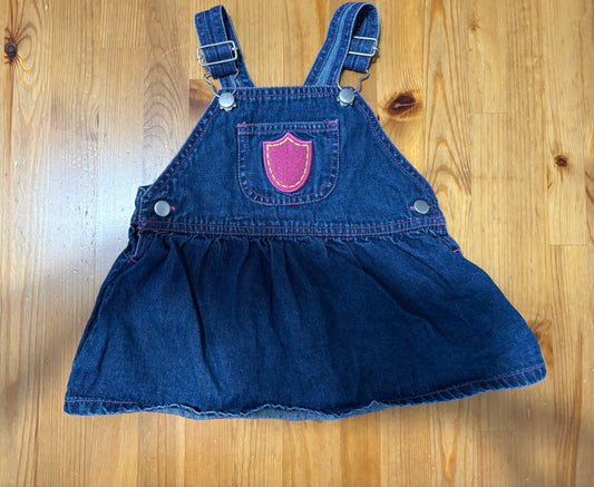 Robe salopette 18 mois vintage