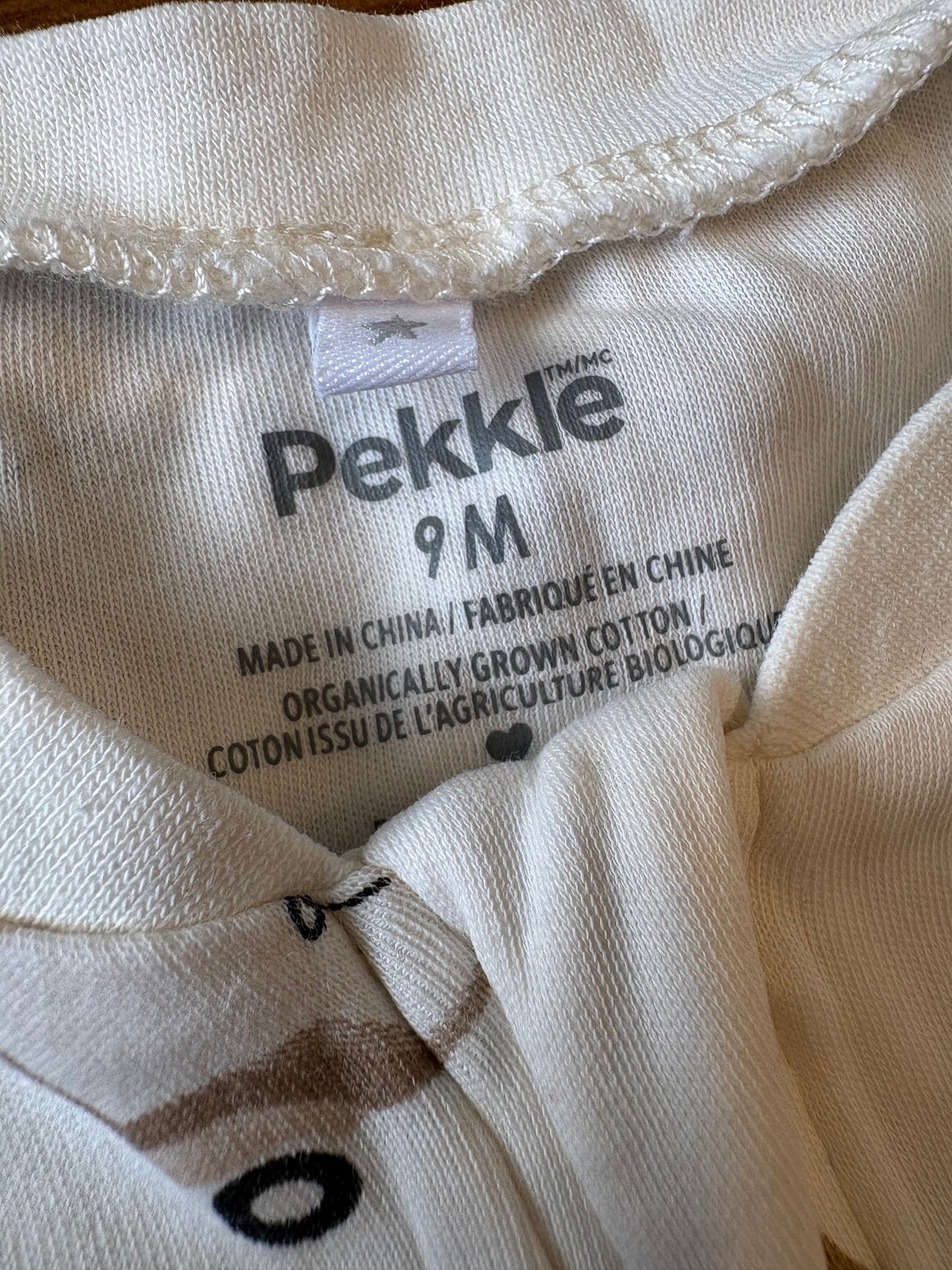 Pyjama Pekkle 9 mois (cmb)