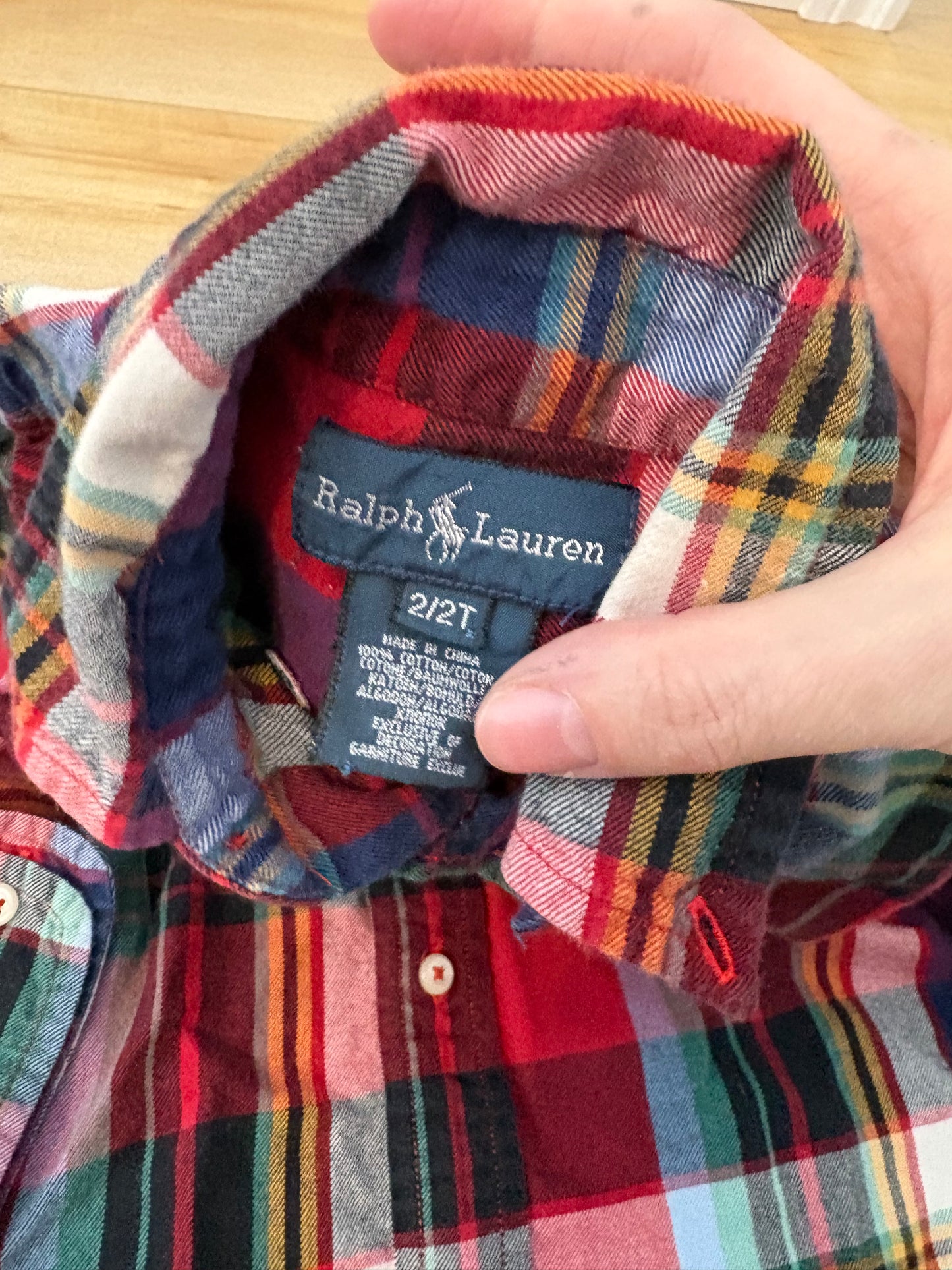 Chemise ralph lauren 2 T