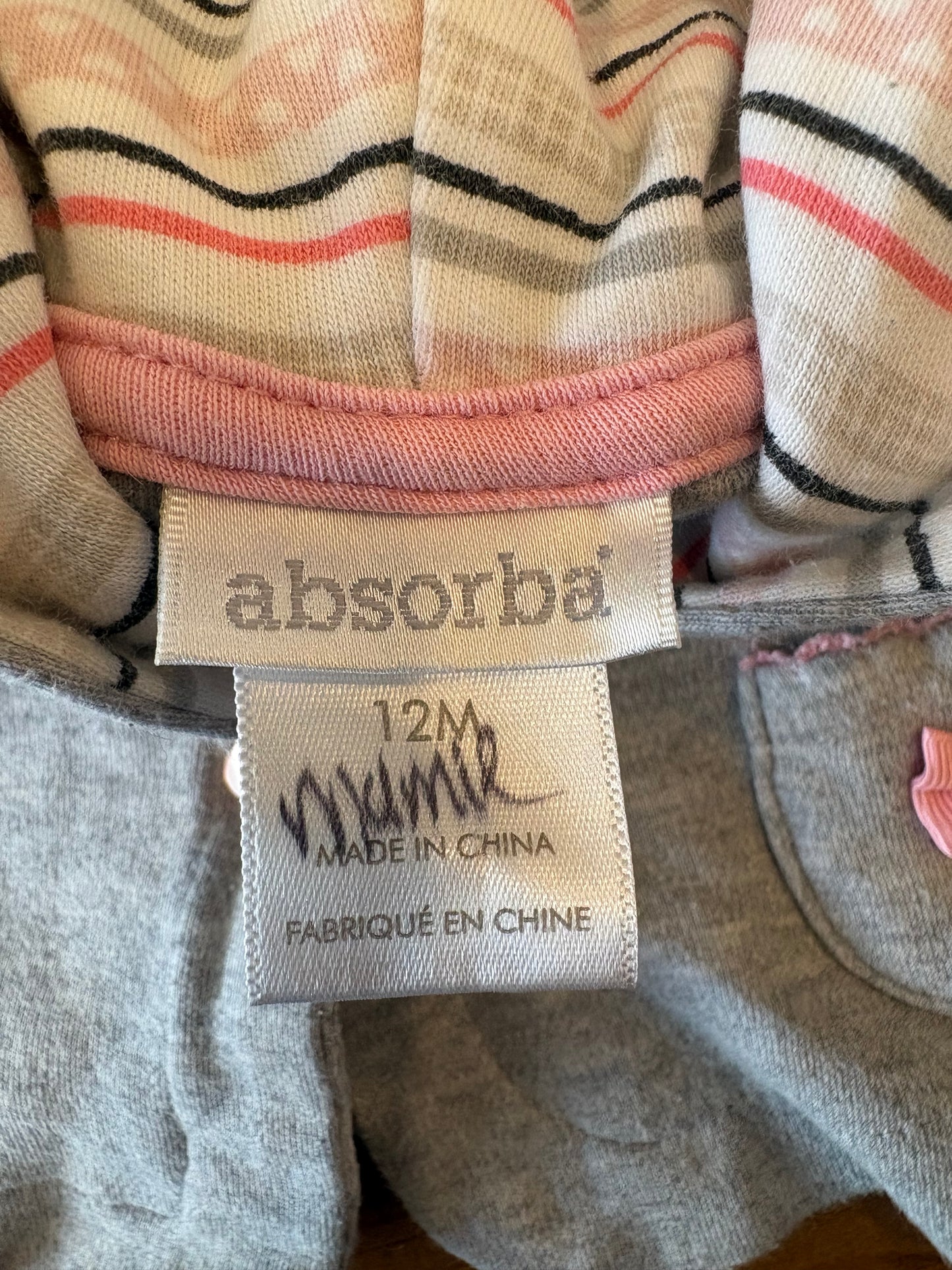 Veste absorba 12 mois