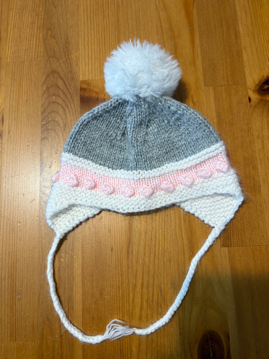 Tuque fait à la main 0-3 mois