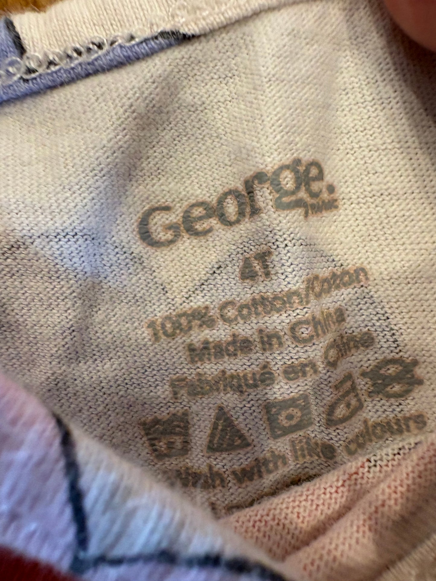 Chandail robe George 4T (cmb)