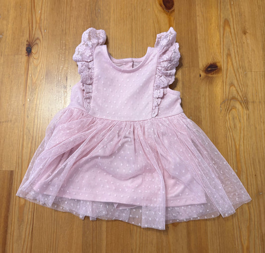 Robe george 0-3 mois viens avec culotte