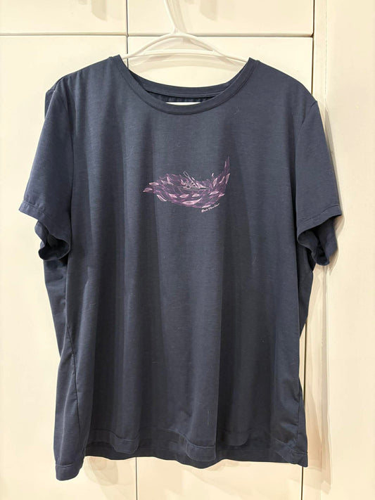 T-shirt black moutain medium large(cmb)