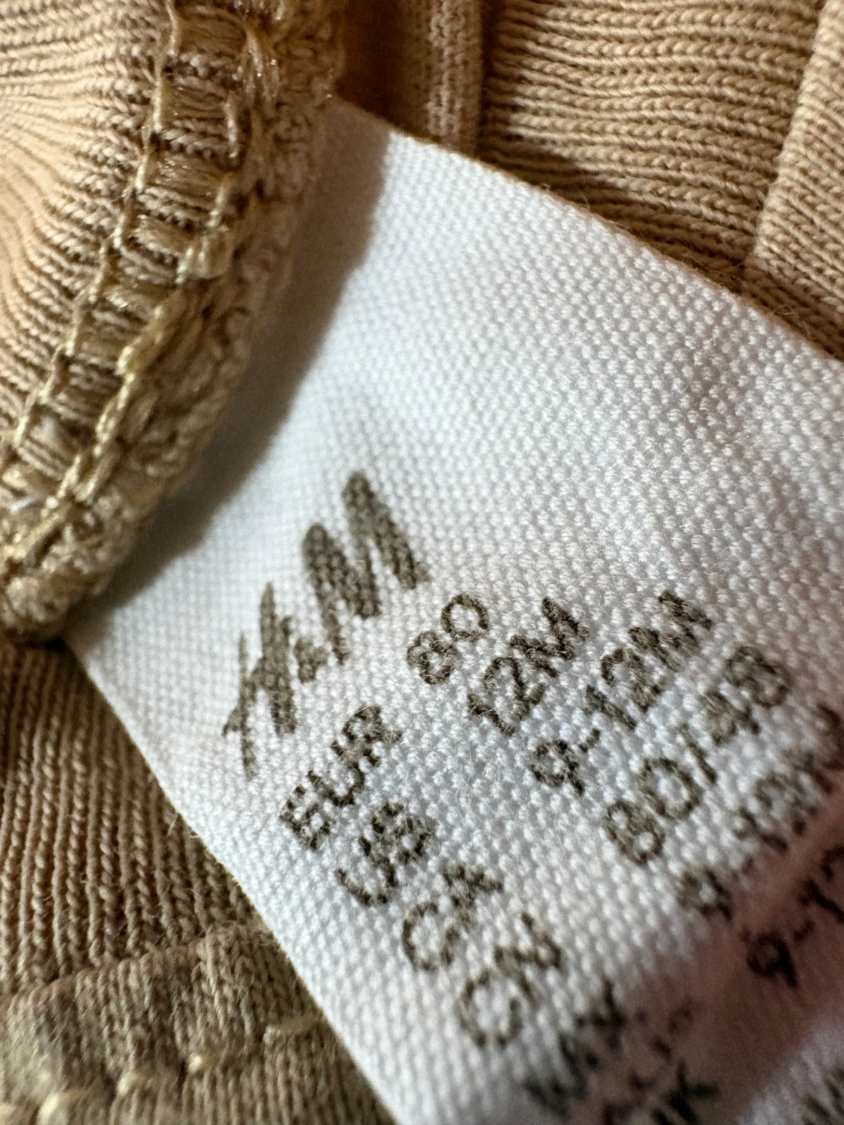 Chandail h&m 9-12 mois (cmb)