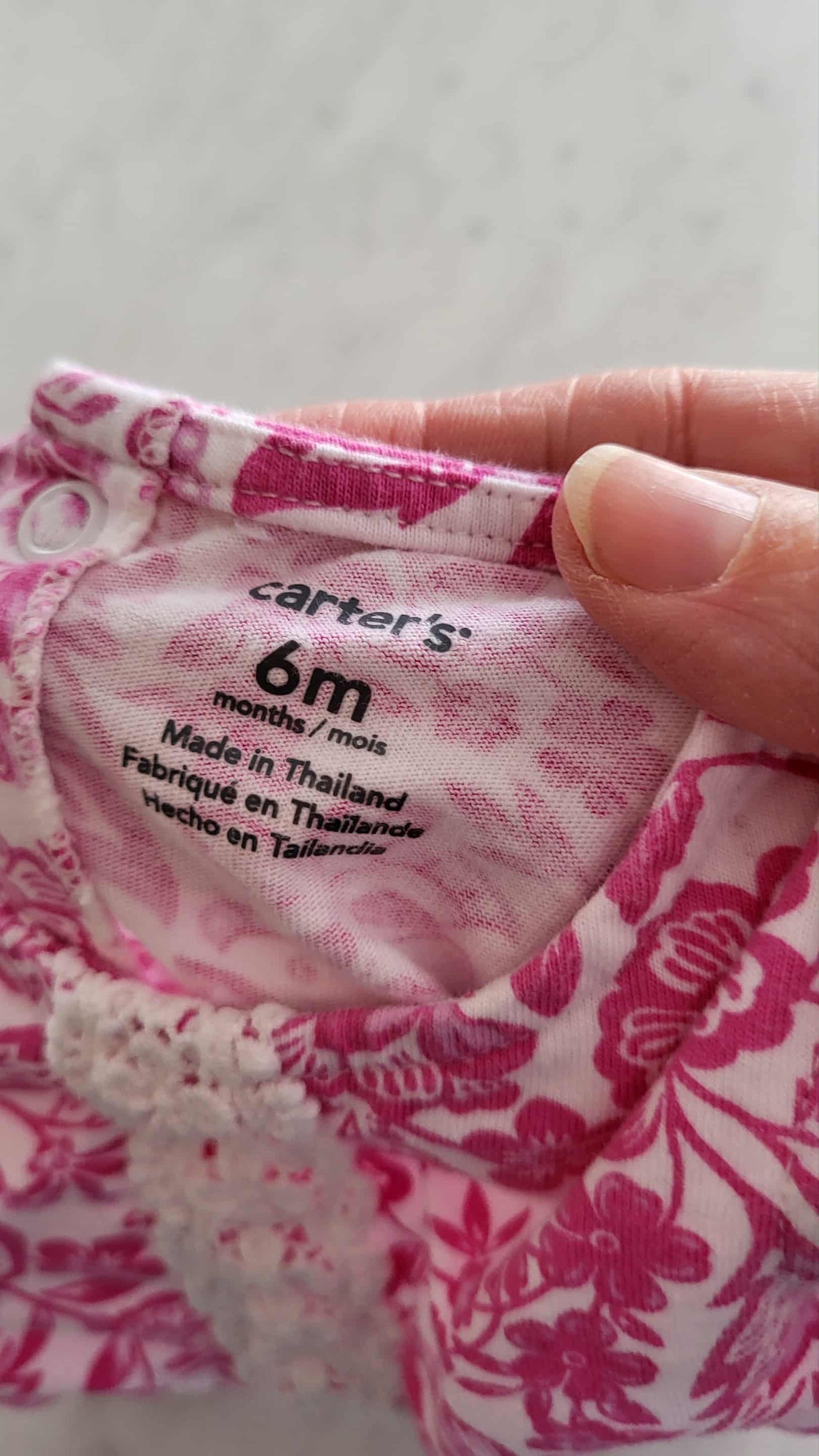 Barboteuse carter’s 6 mois