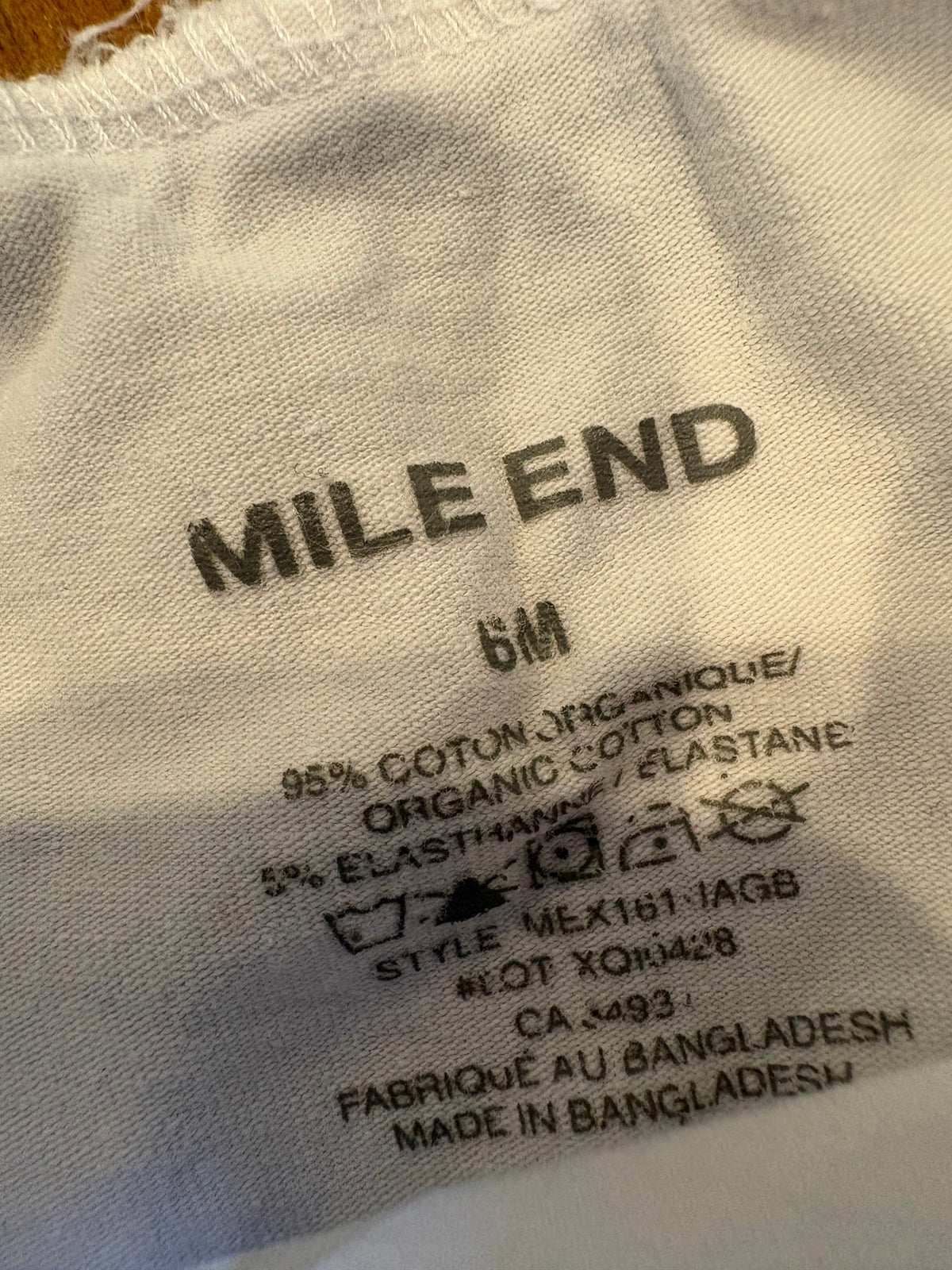 Chandail mile end 6 mois (cmb)