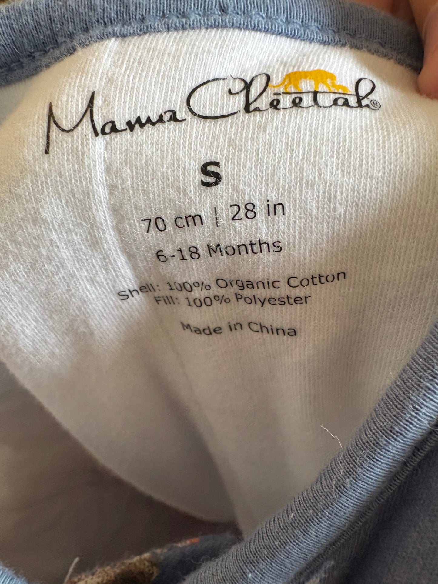 Dormeuse 6-18 mois mama cheetal (cmb)