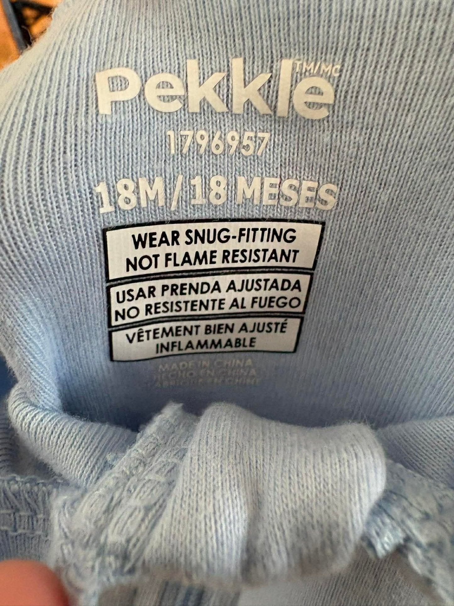 Pyjama pop fusé usa pekkle 18 mois* (cmb)