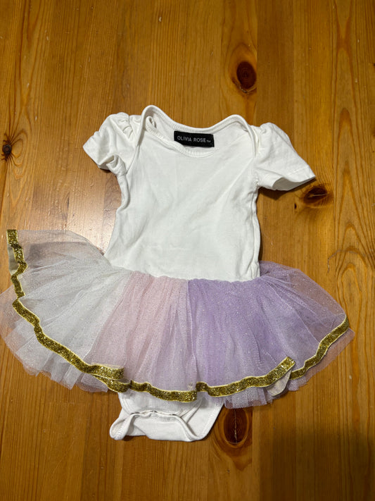 Cache-couche tutu Olivia Rose 0-3 mois