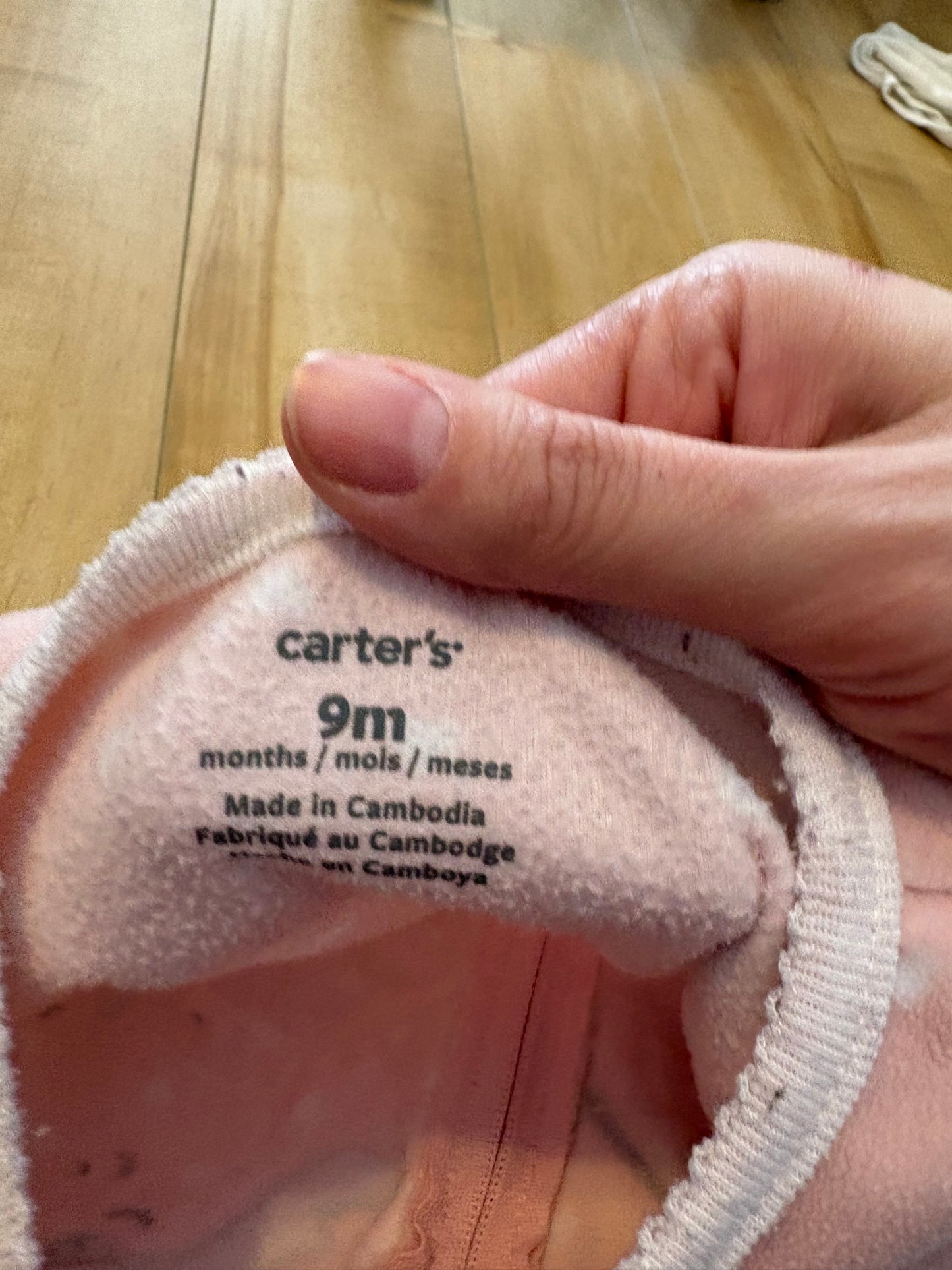 pyjama carter’s 9 mois*