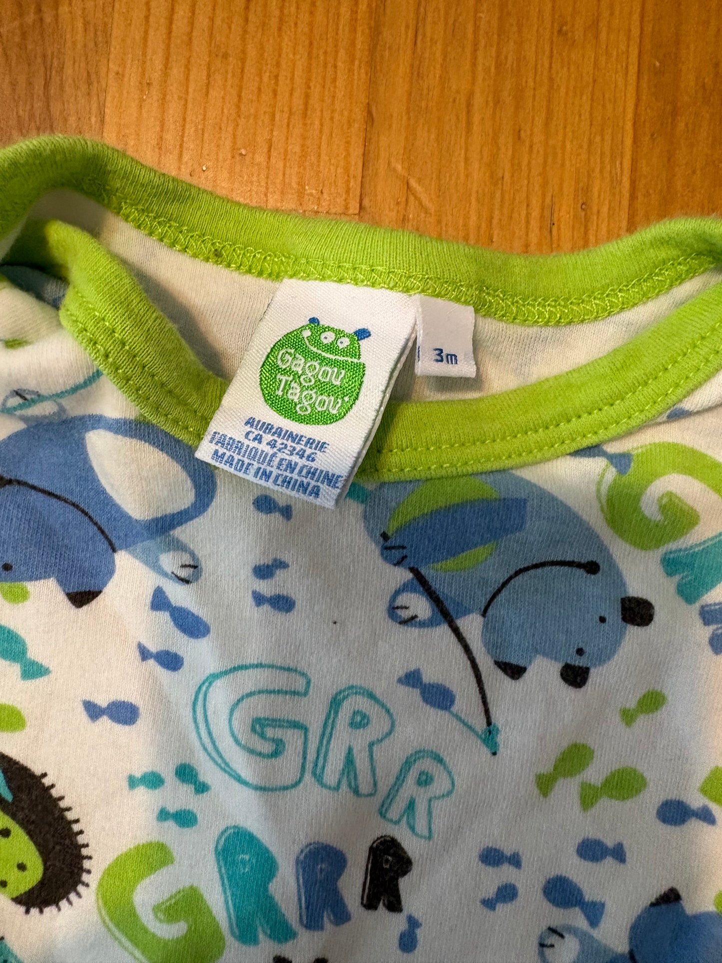 Cache-couche gagou tagou 3 mois