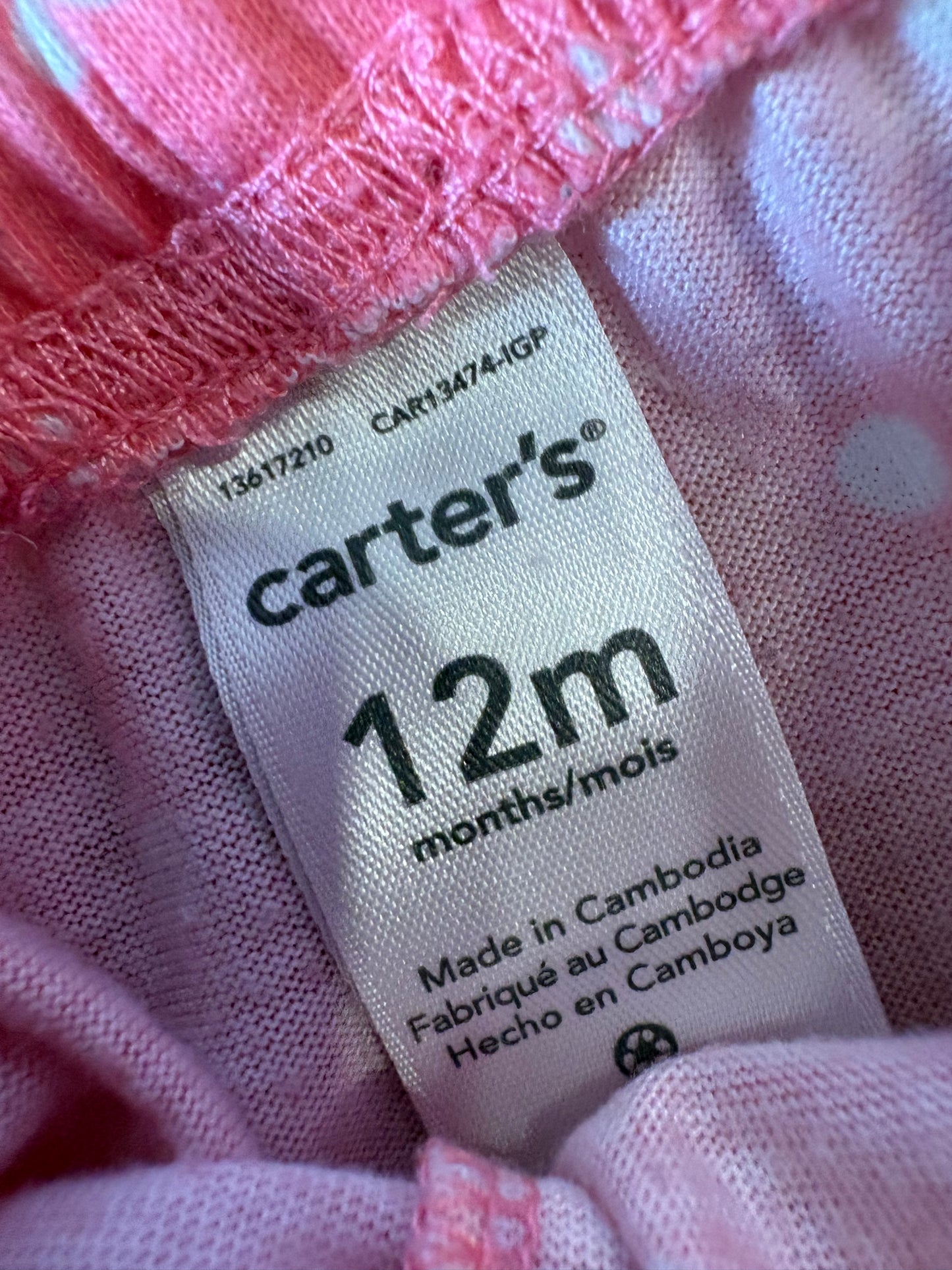 Pantalon carter's 12 mois (cmb)
