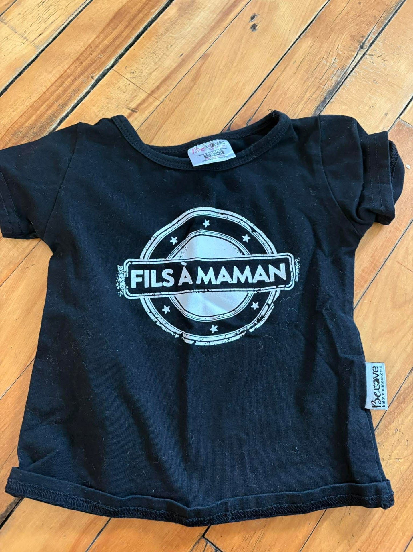 t-shirt belove 18-24 mois fils à maman (cmb)