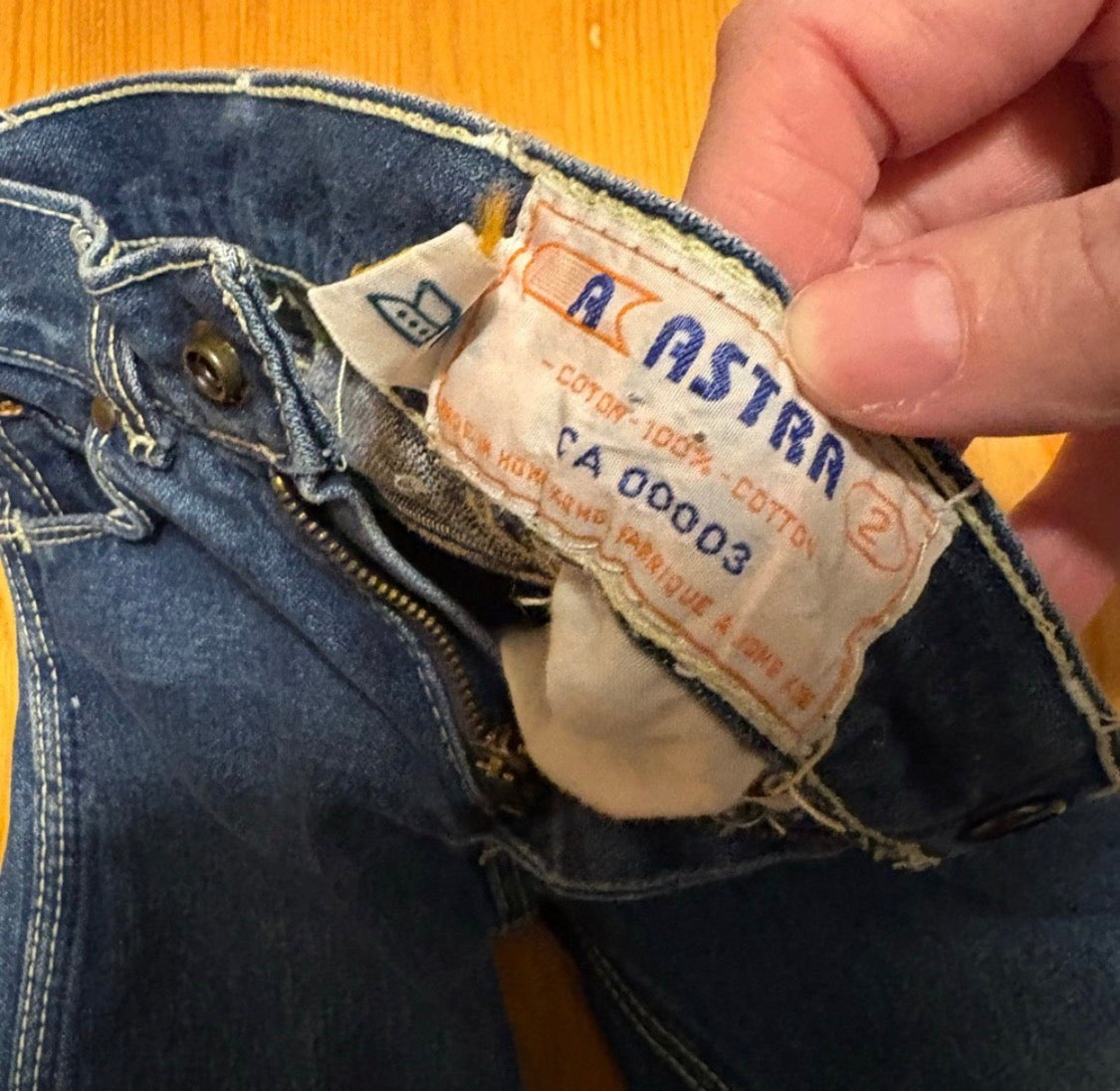 Jeans Astra elephant pant 2ans 70 VINTAGE RARE VALEUR 59$