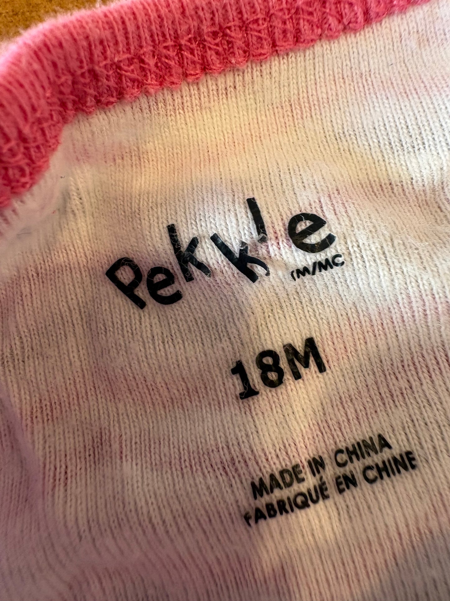 Cache couche Pekkle 18 mois (cmb)