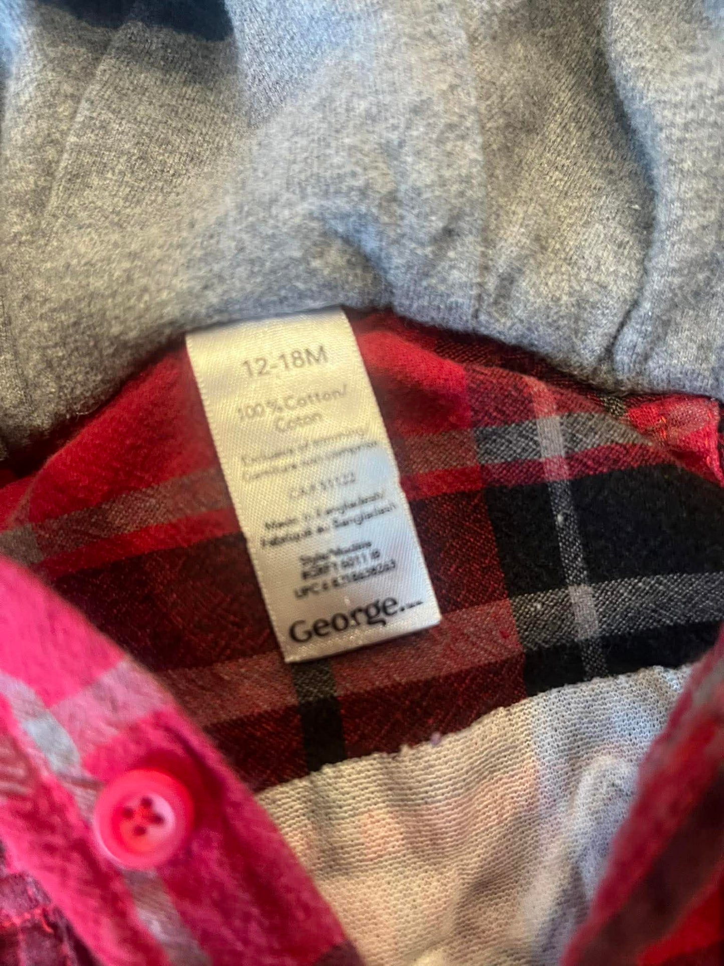 Chemise george 12-18mois