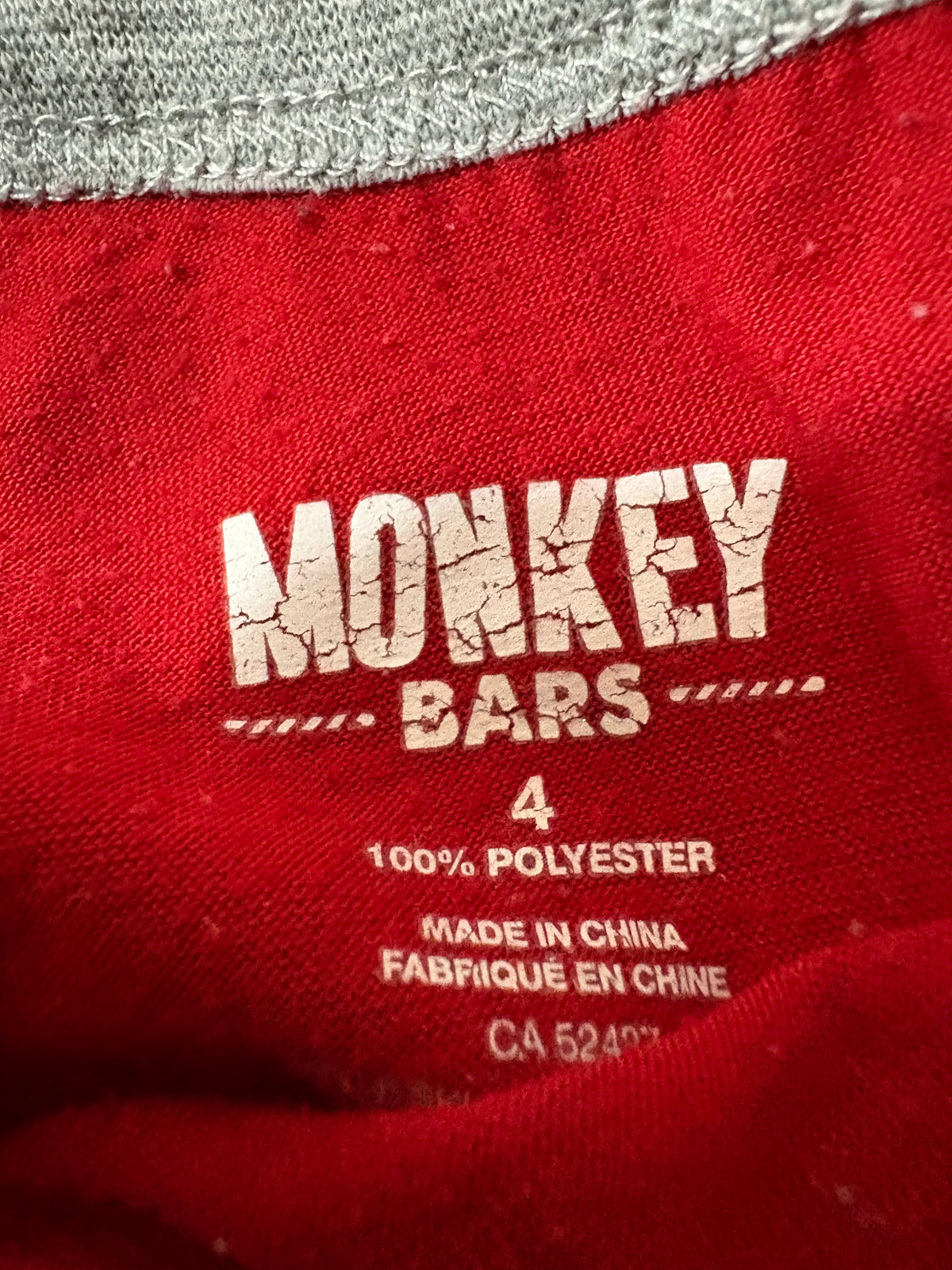 Pyjama Monkey bars 4T (cmb)