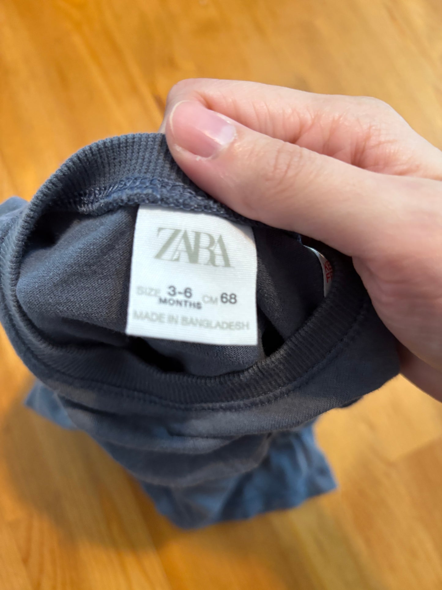 T-shirt zara 3-6 mois