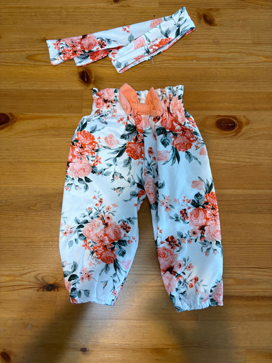 Pantalon et bandeau 3-6 mois