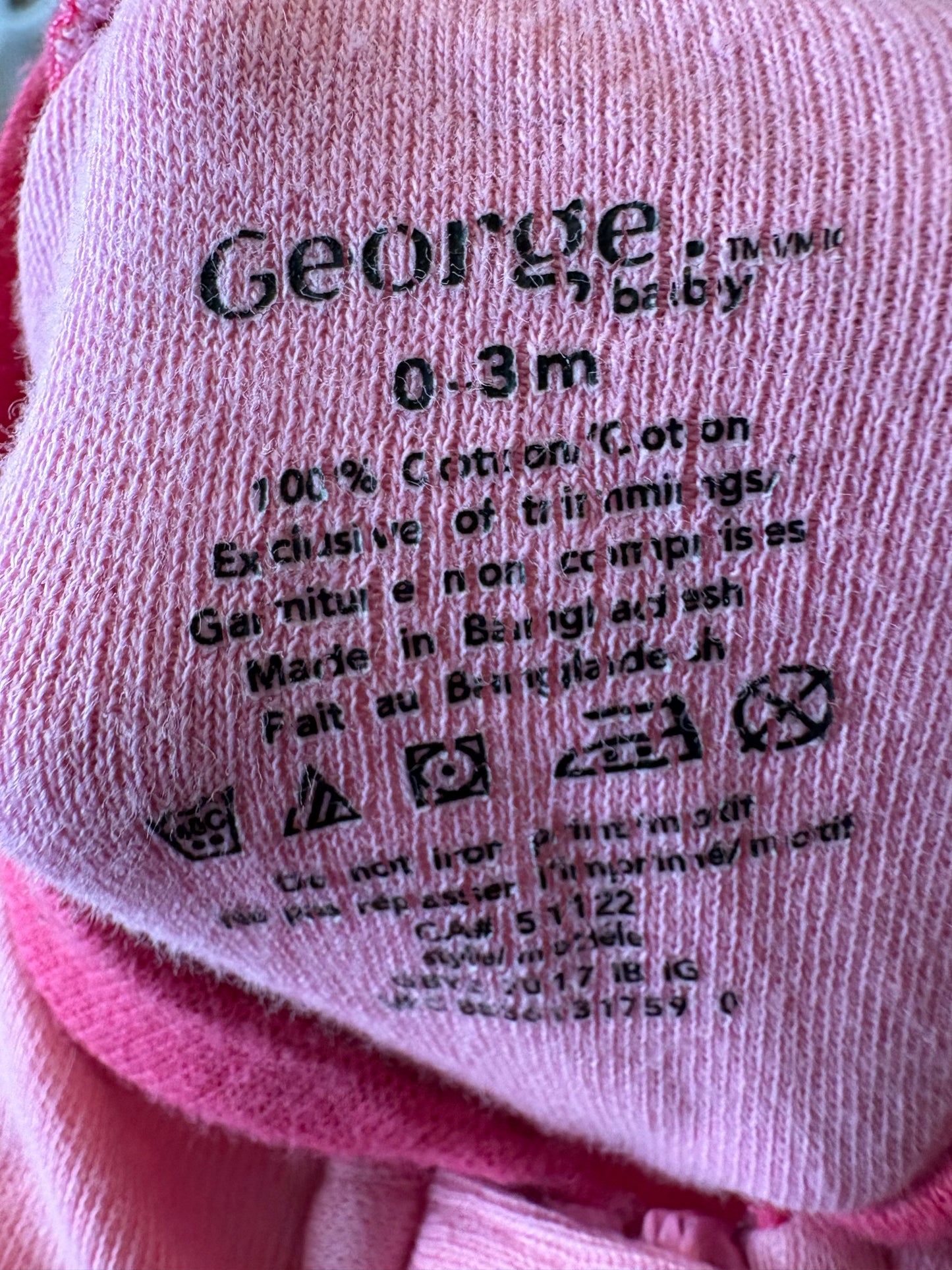 Pyjama George 0-3 mois