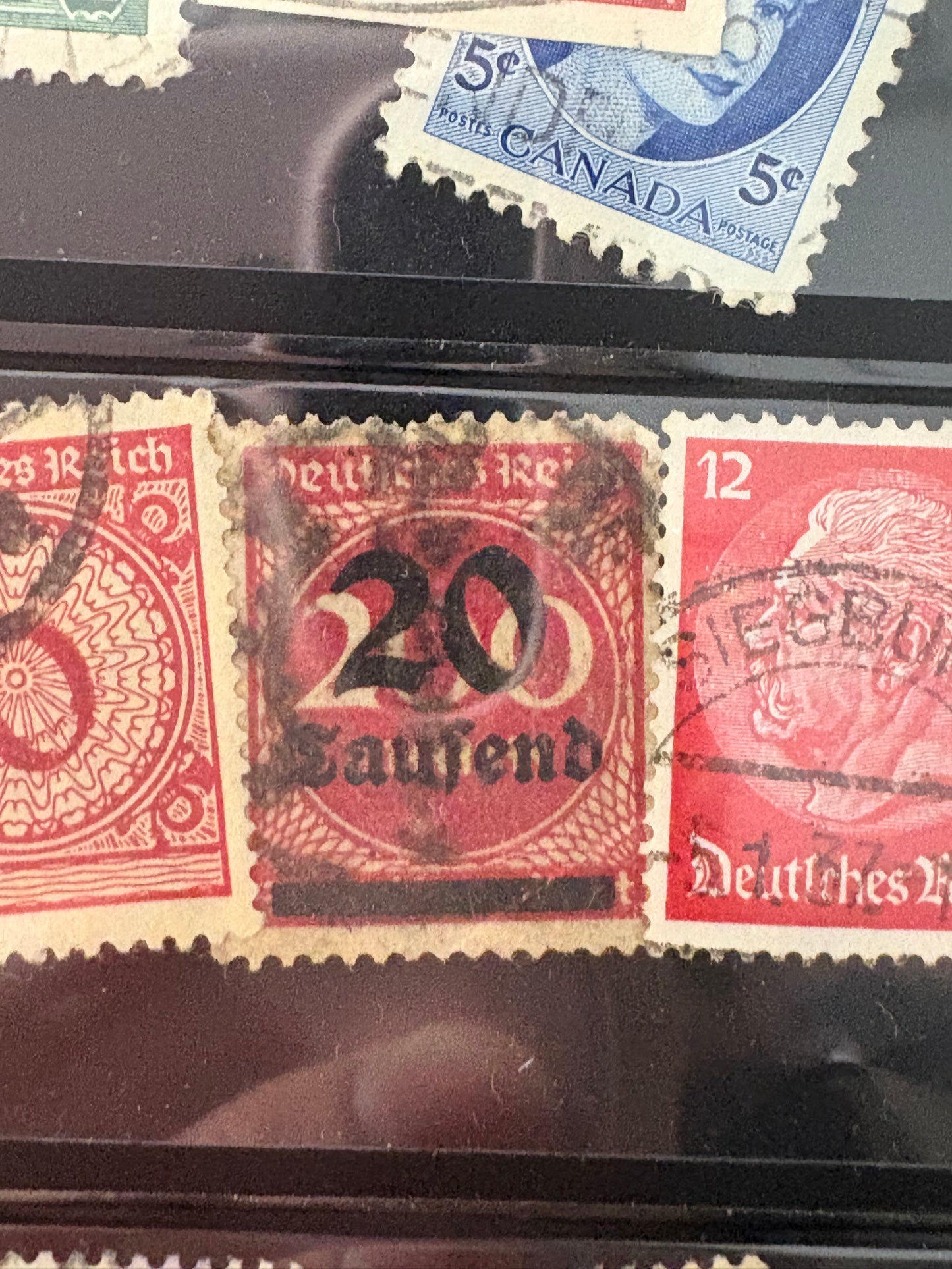 Collection de timbre valeur de 1000$ et plus