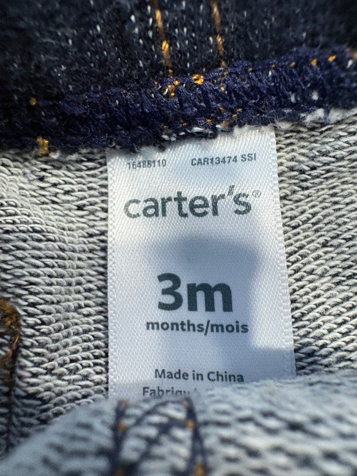 Pantalon carter's 3 mois (cmb)